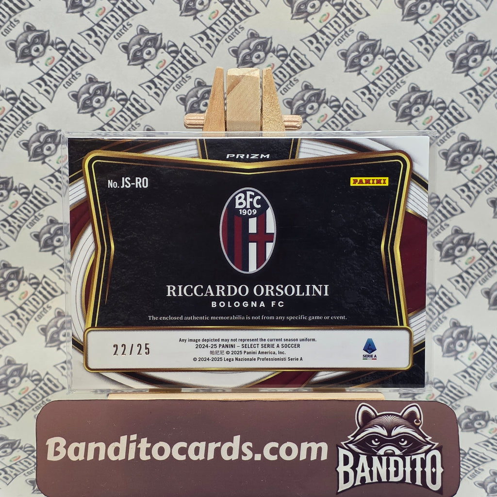 2024-25 Panini Select Serie A Riccardo Orsolini patch /25 - Bologna