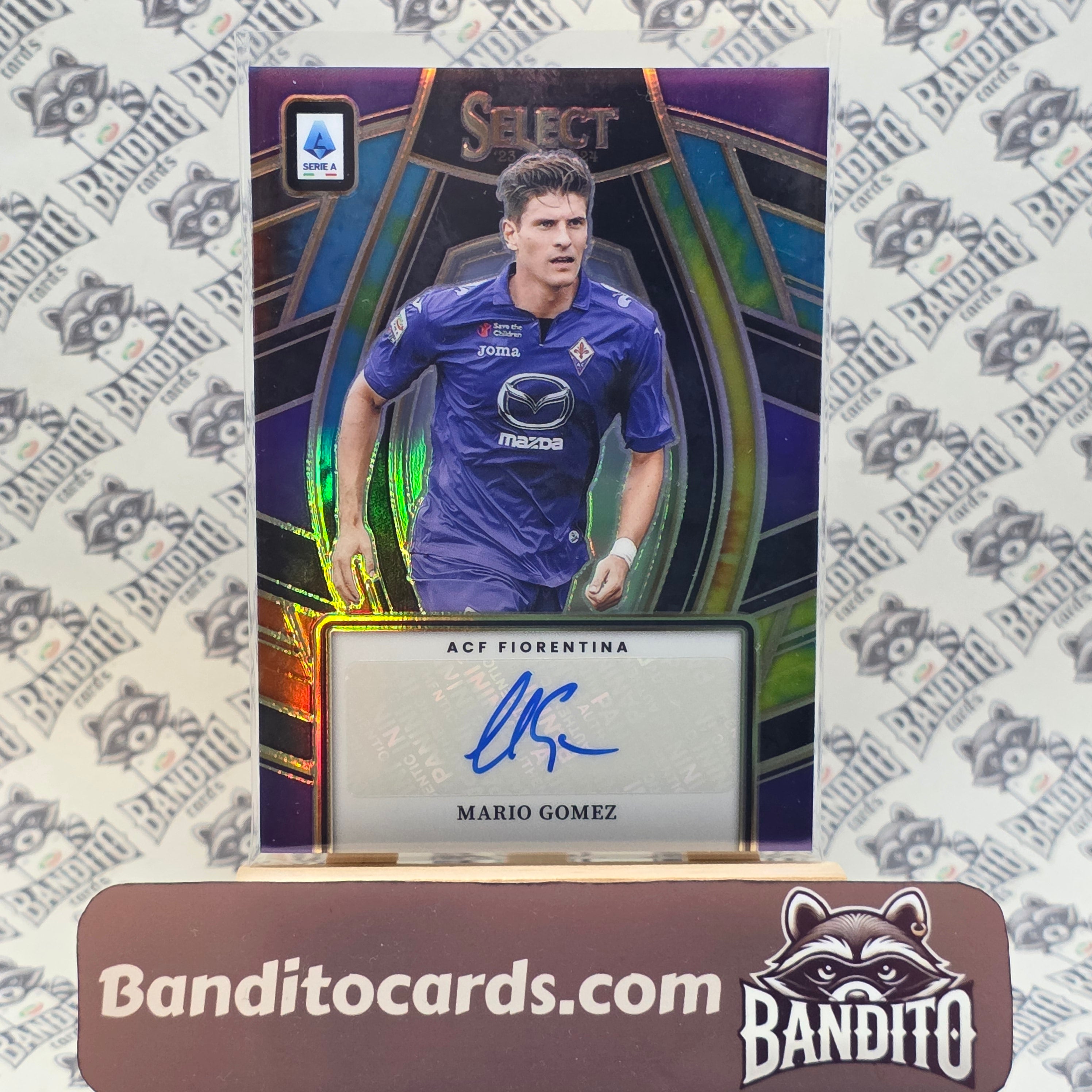 2023-24 Panini Select Serie A Mario Gomez auto /15 - Fiorentina
