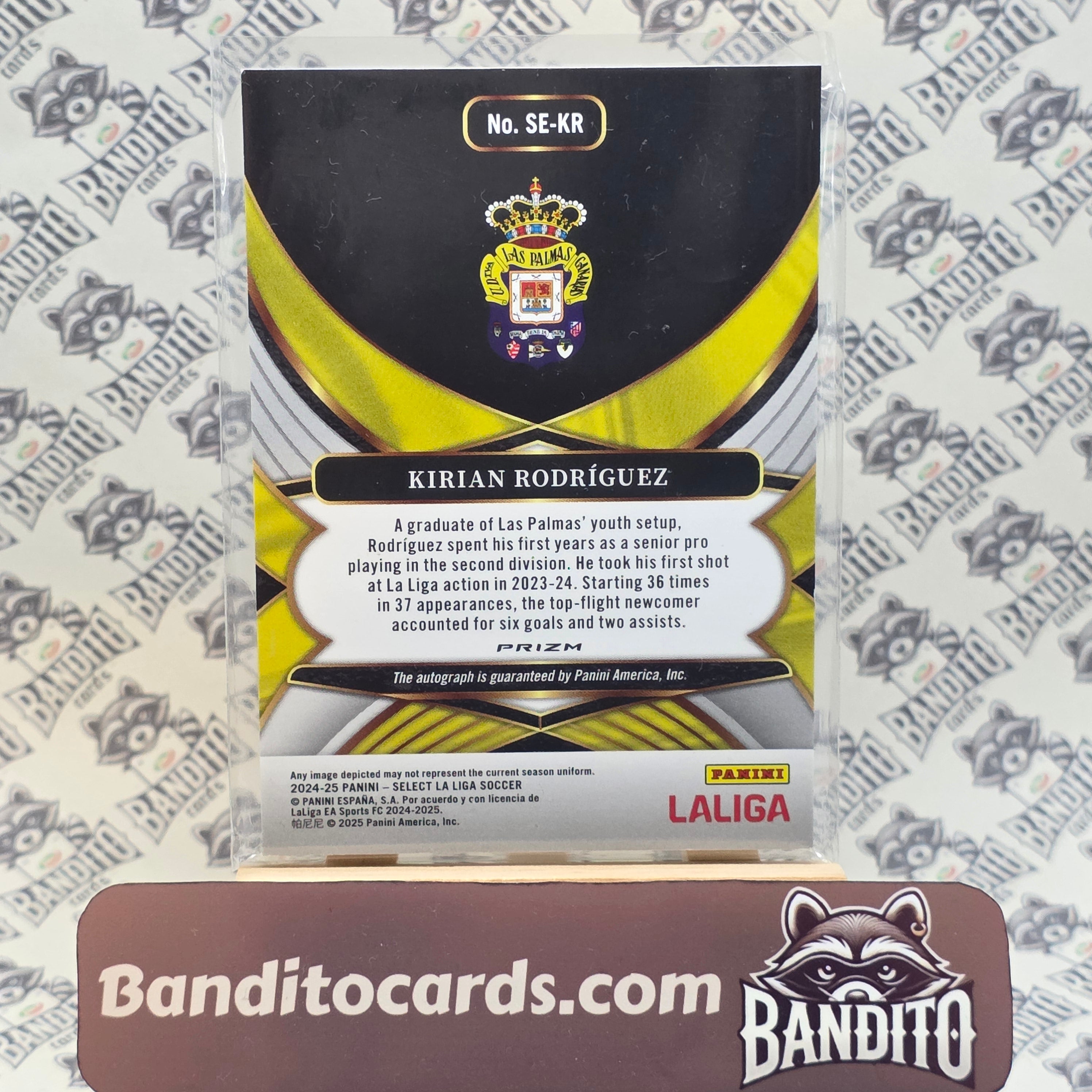 2024-25 Select La Liga Kirian Rodriguez auto - Las Palmas
