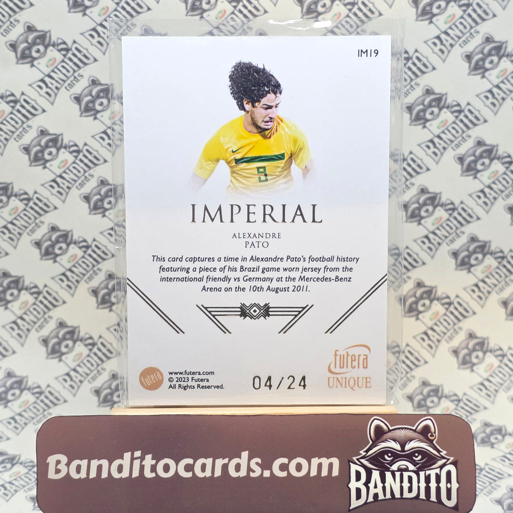 2023 Futera Alexandre Pato patch /24 - Brazil