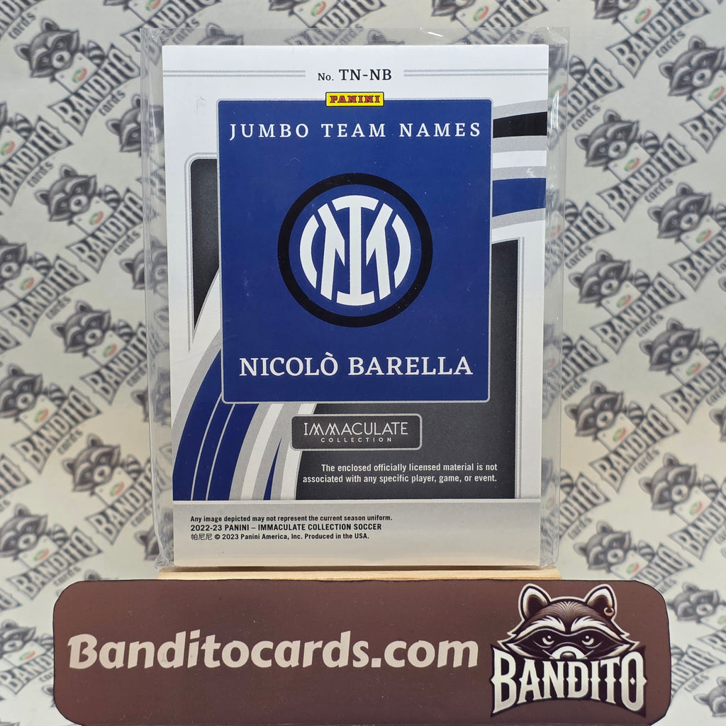 2022-23 Panini Immaculate Nicolo Barella patch /28- Inter