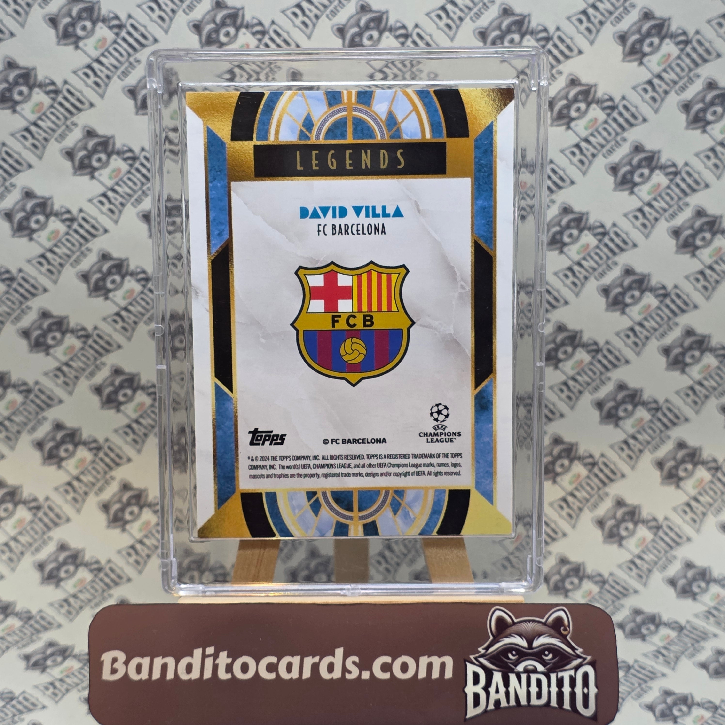 2023-24 Topps Deco David Villa auto /49 - Barcelona
