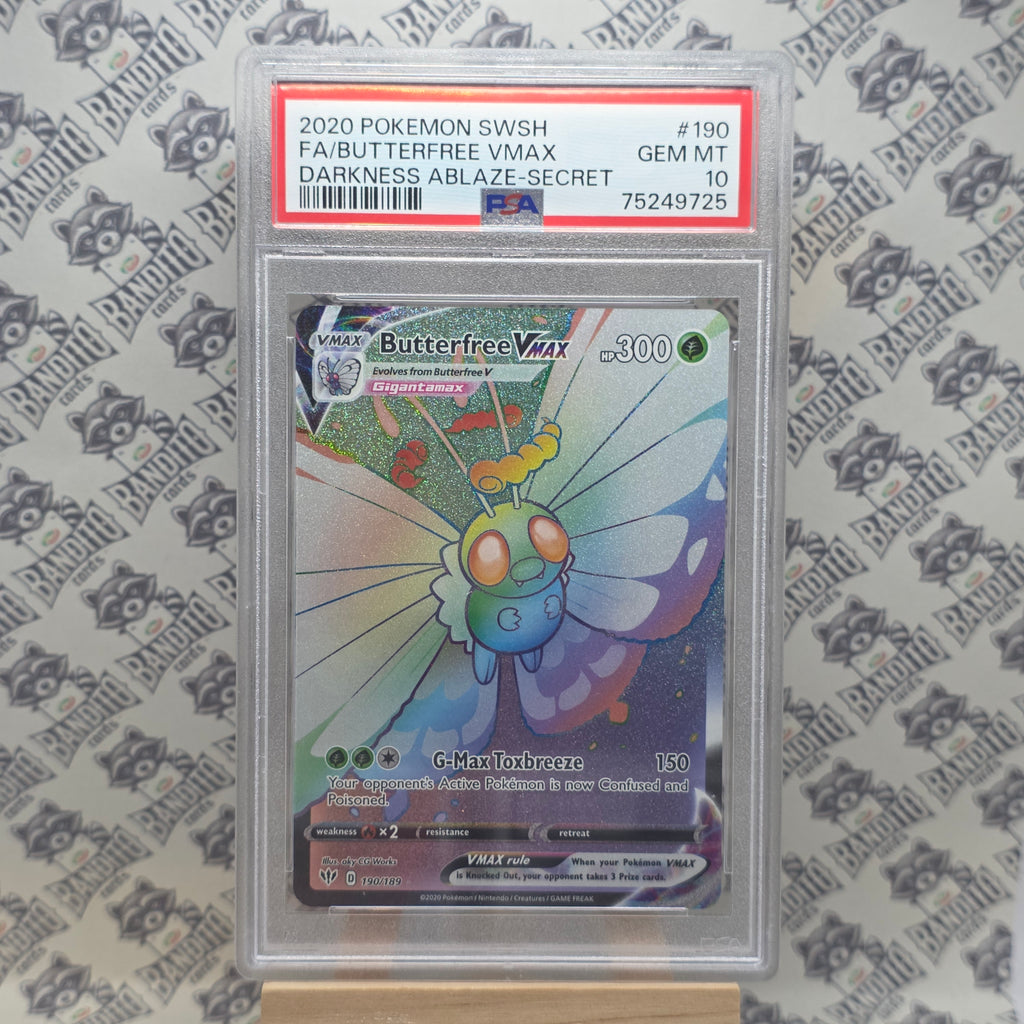 Pokemon Butterfree VMAX DAA 190 PSA 10 EN
