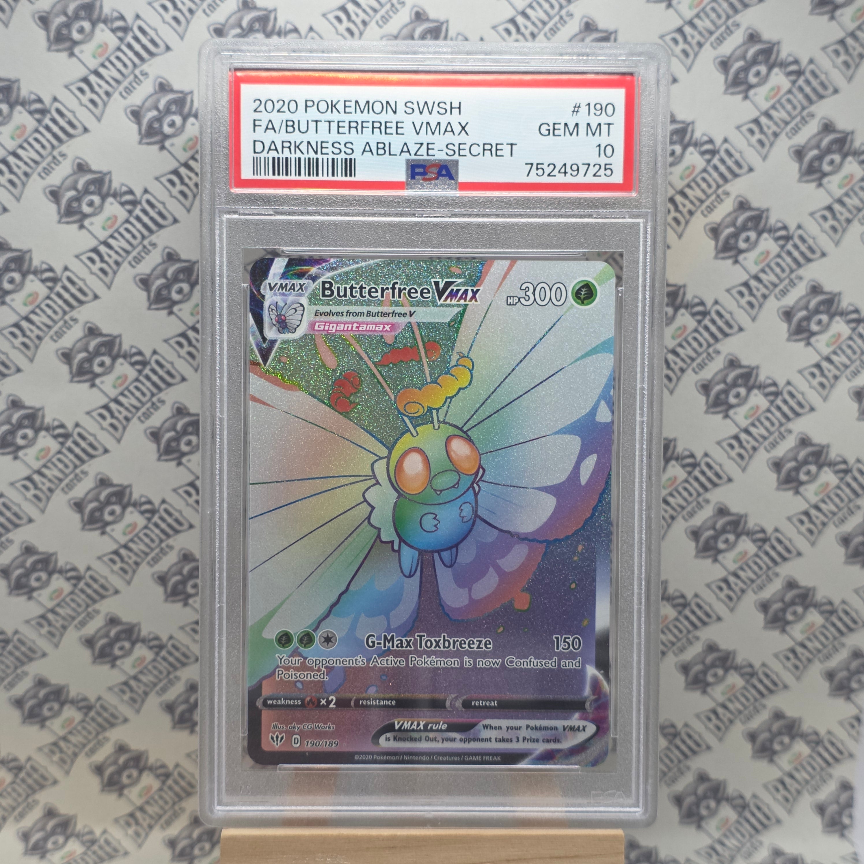 Pokémon Glaceon Ex SAR sv8a 206 JP - PSA 10