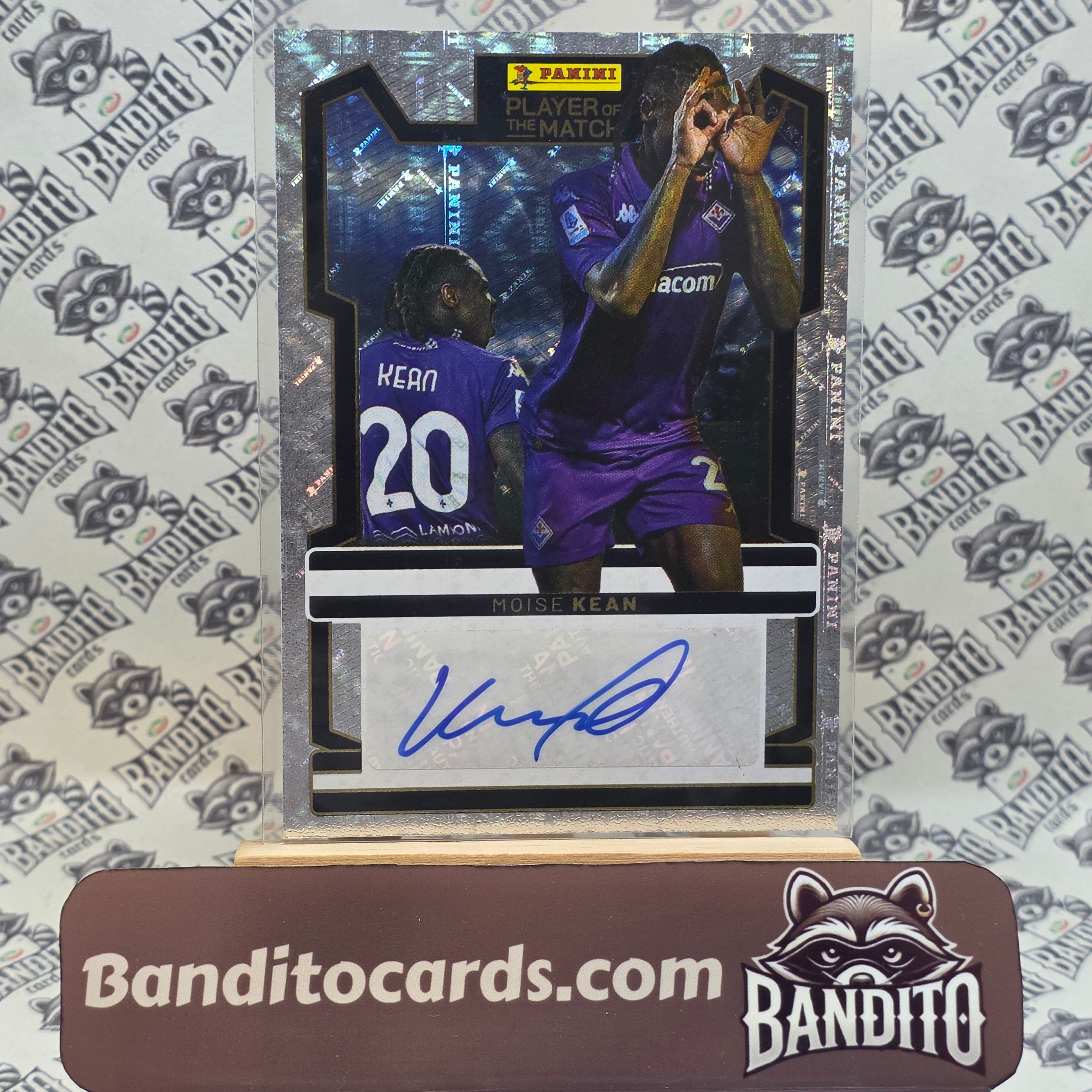 2024-25 Panini Player of the Match Moise Kean auto - Fiorentina