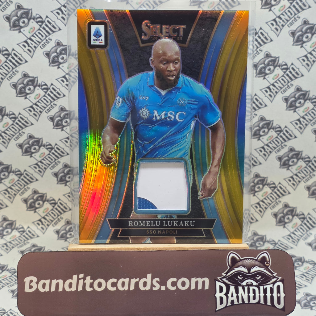 2024-25 Panini Select Serie A Romelu Lukaku patch /10 - Napoli