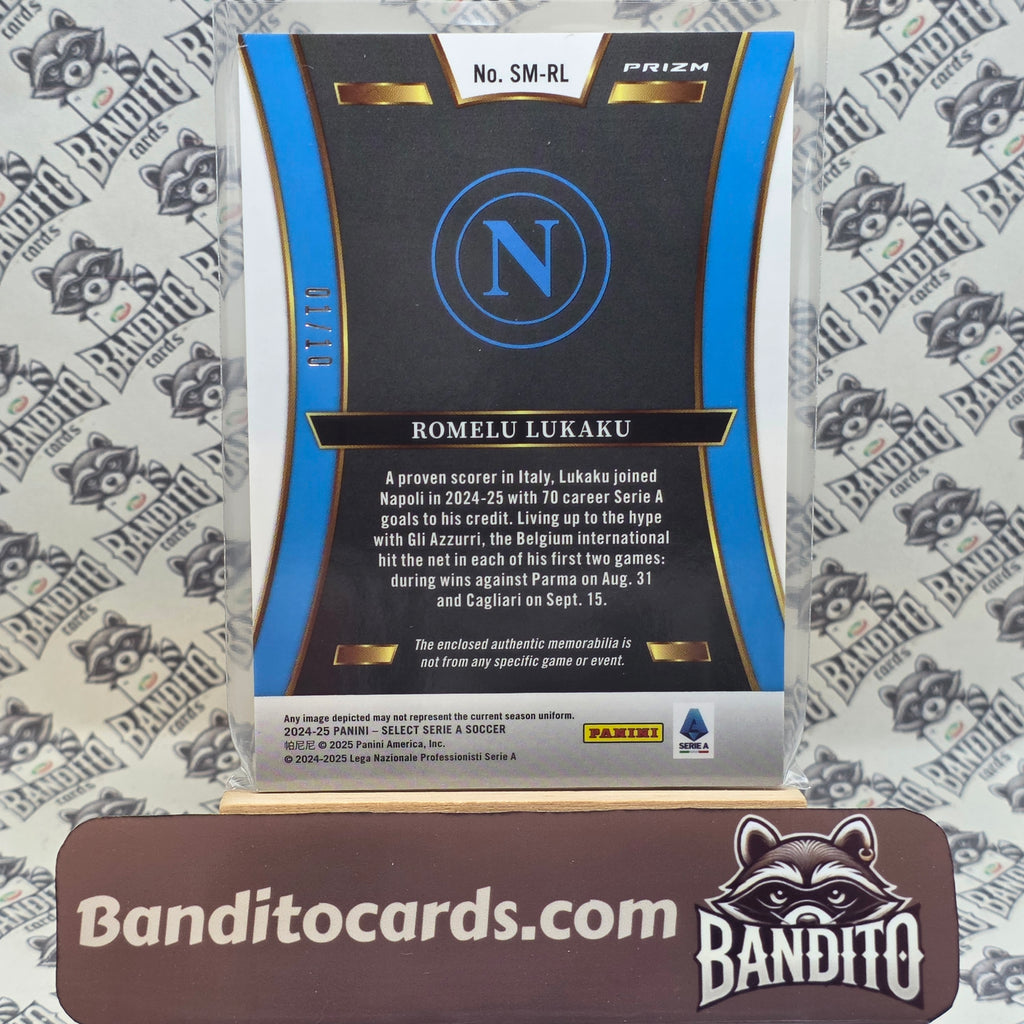 2024-25 Panini Select Serie A Romelu Lukaku patch /10 - Napoli
