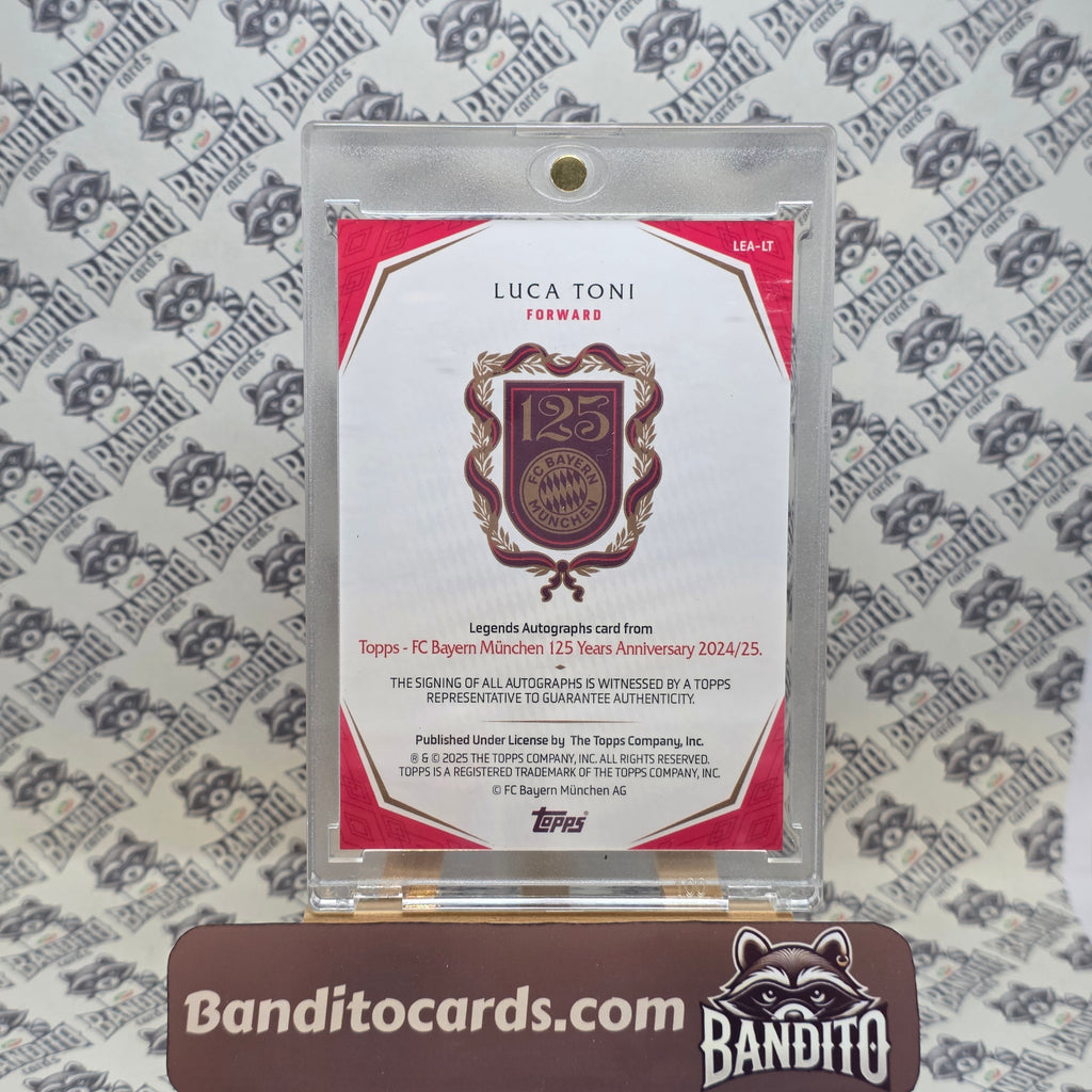 2025 Topps 125 Bayern anniversary Luca Toni auto /33 - FC Bayern München