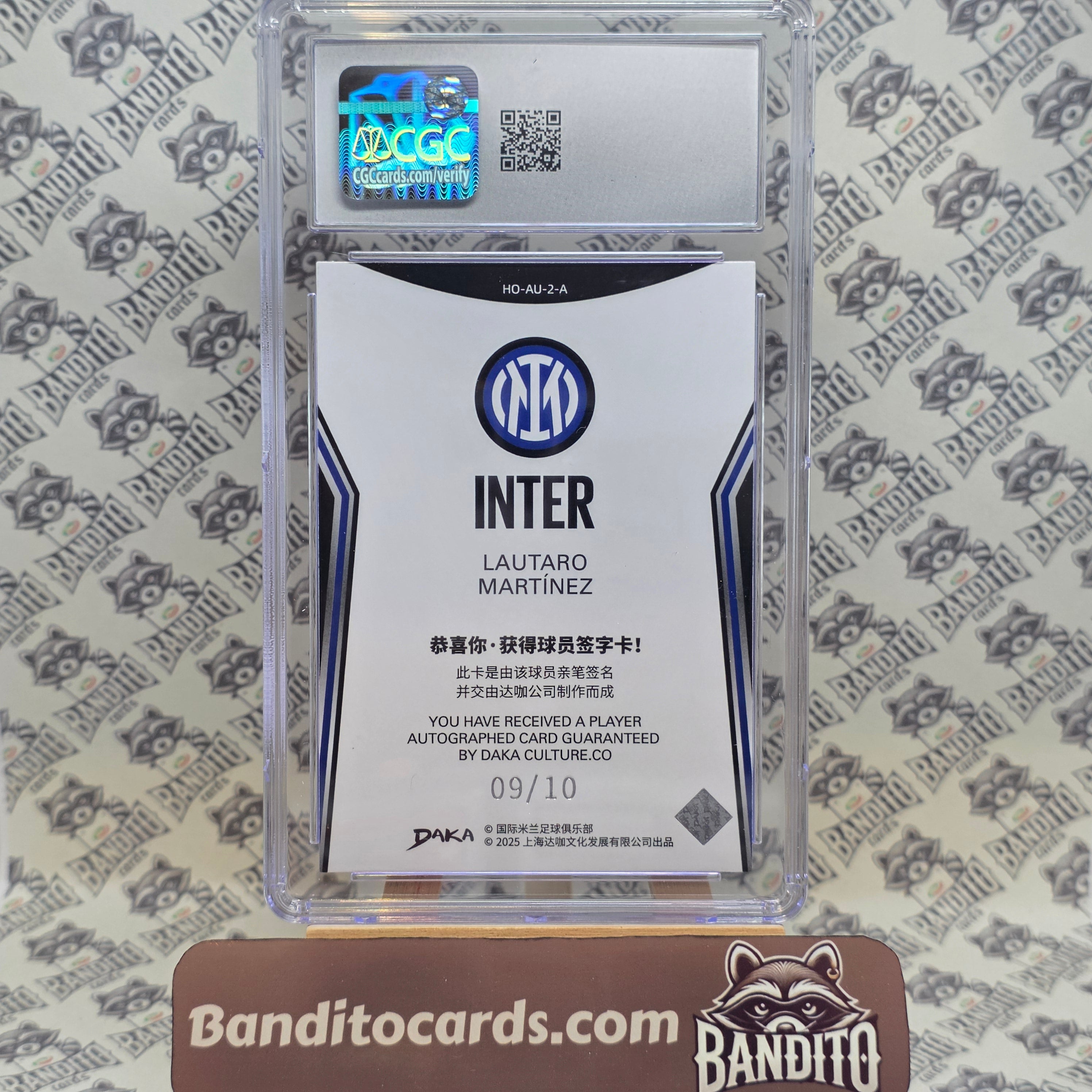 2025 Daka Inter Lautaro Martinez auto /10 - CGC 10
