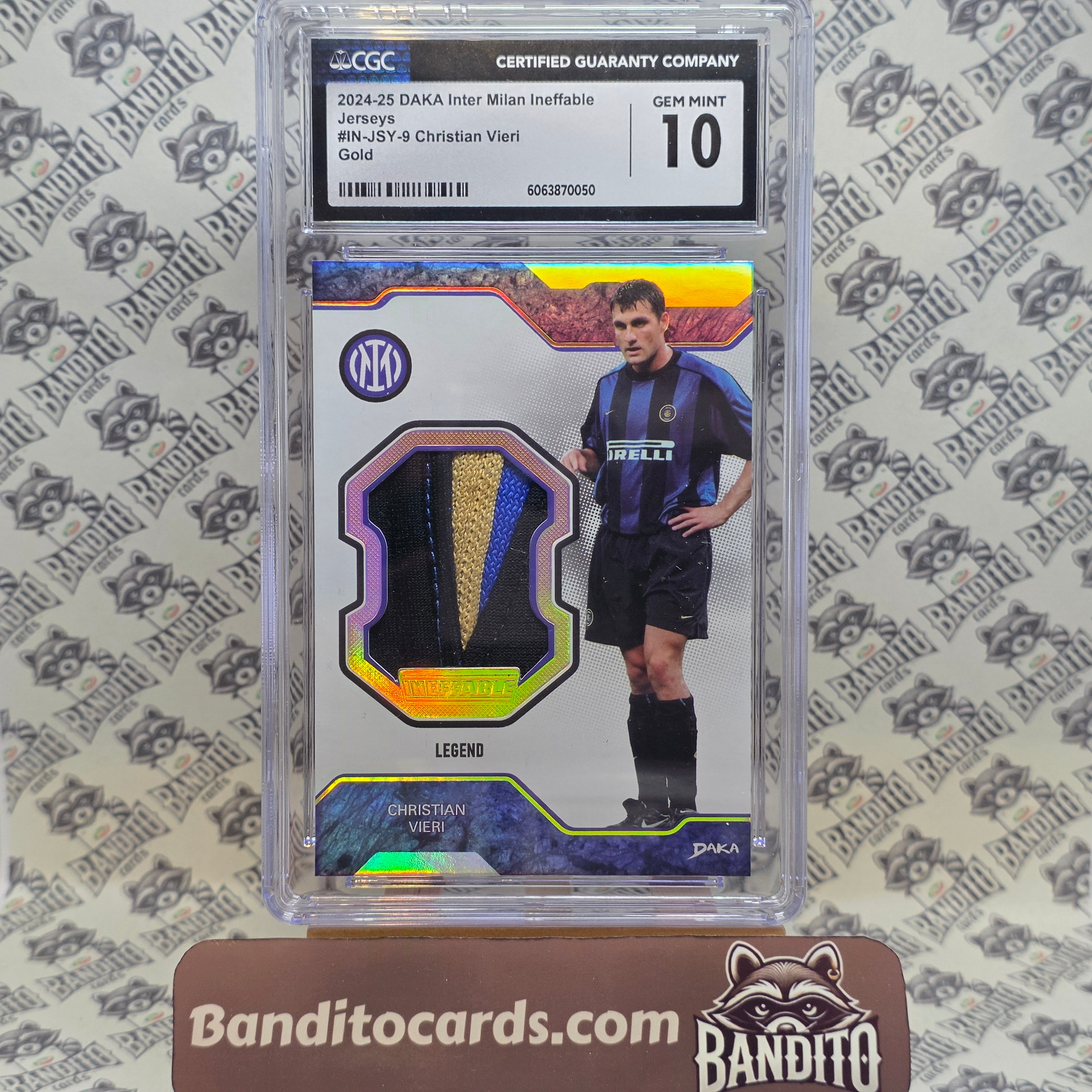 2025 Daka Inter Christian Vieri Patch /10