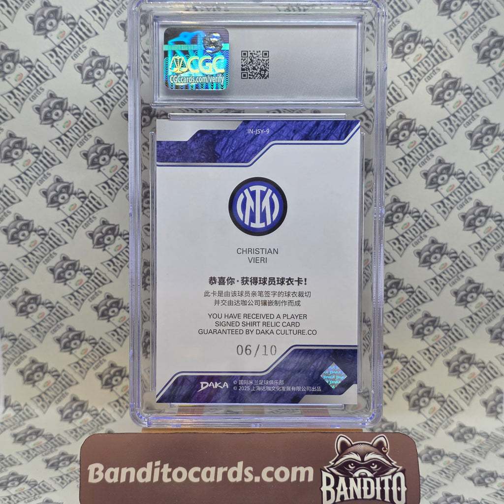 2025 Daka Inter Christian Vieri Patch /10