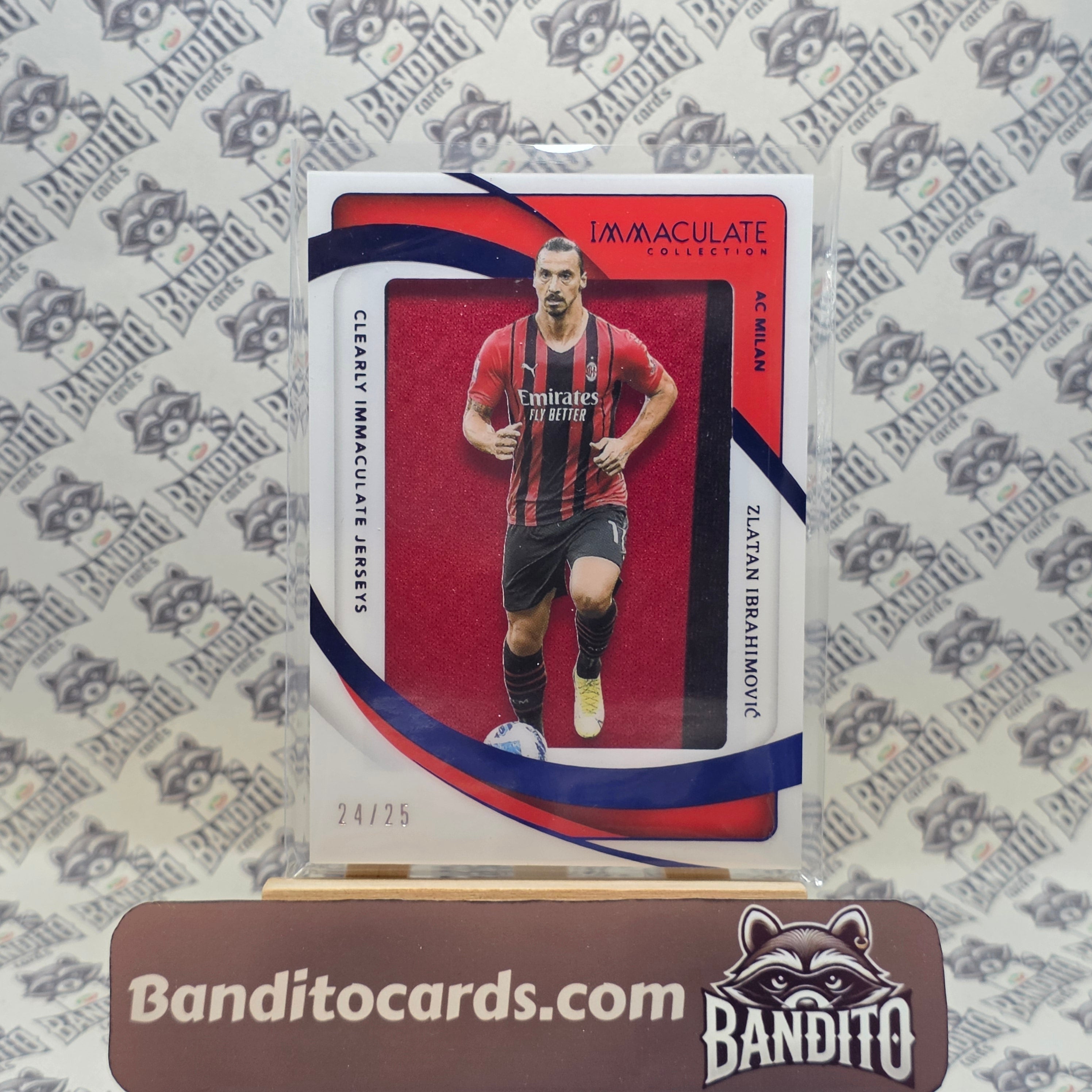 2024-25 Panini Immaculate Zlatan Ibrahimovic patch /25 - AC Milan