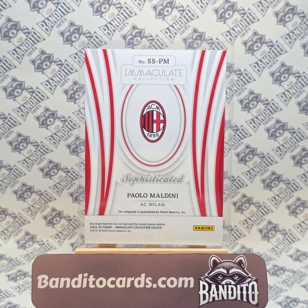 2024-25 Panini Immaculate Paolo Maldini auto /25 - AC Milan