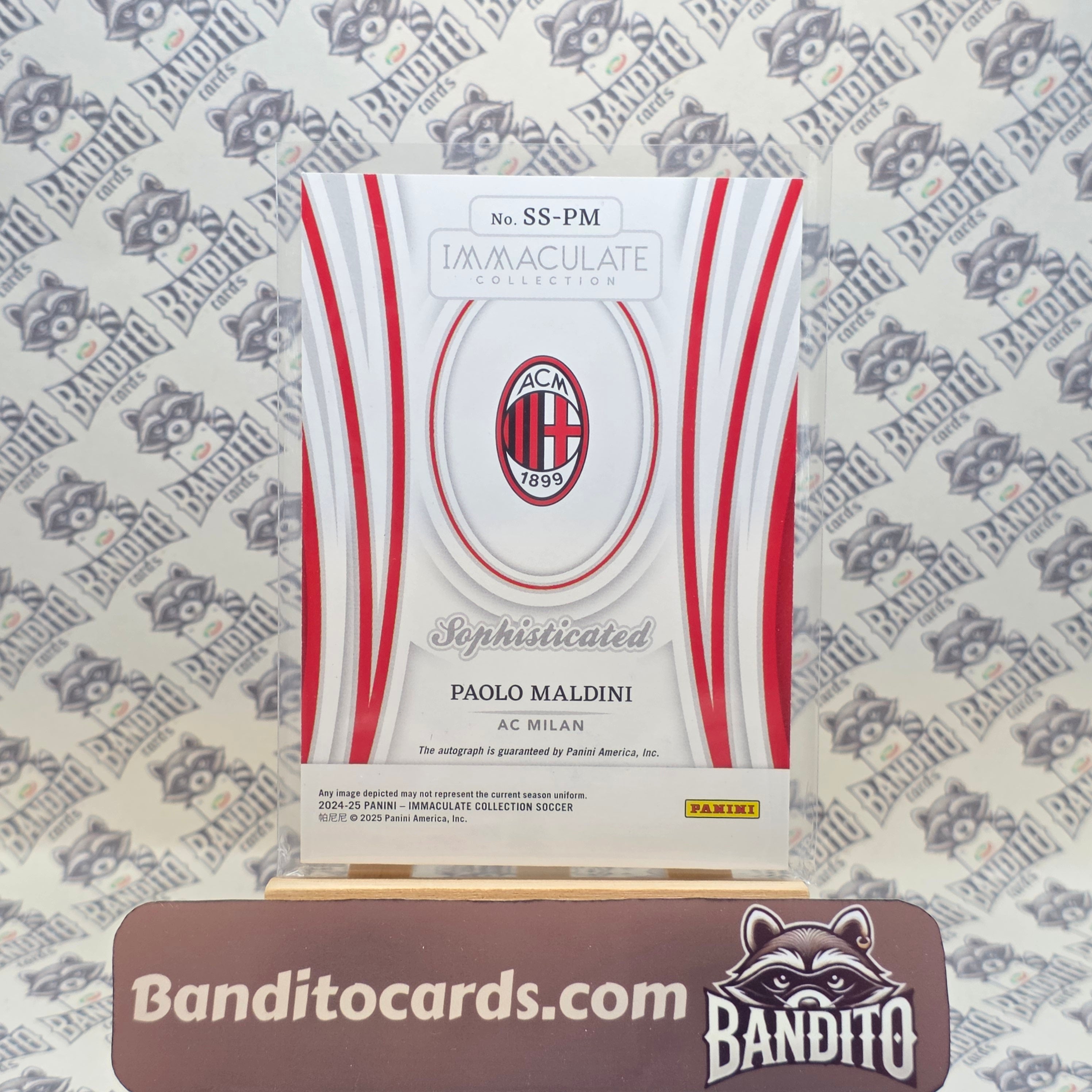 2024-25 Panini Immaculate Paolo Maldini auto /25 - AC Milan