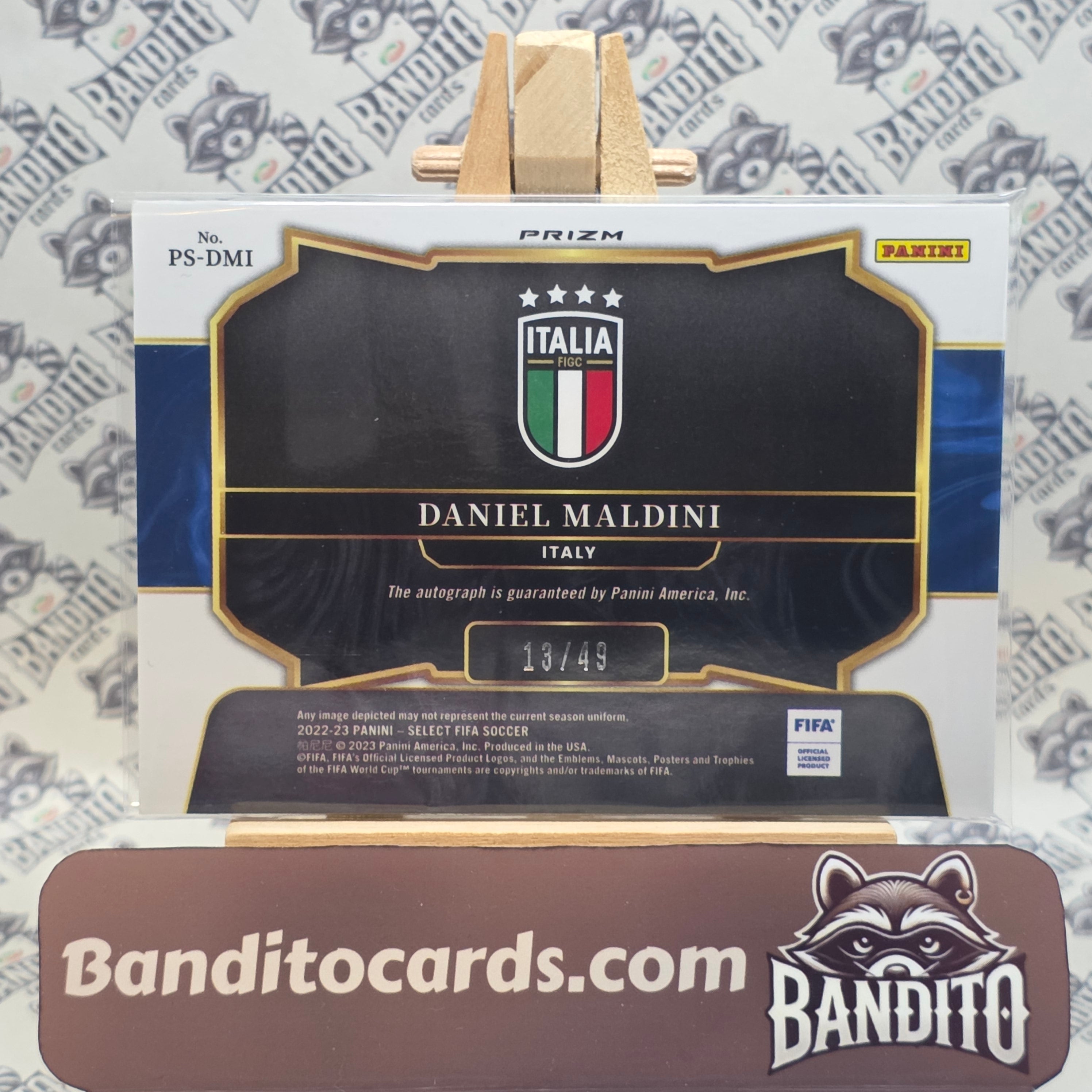 2022-23 Panini Select Daniel Maldini auto /49 - Italy