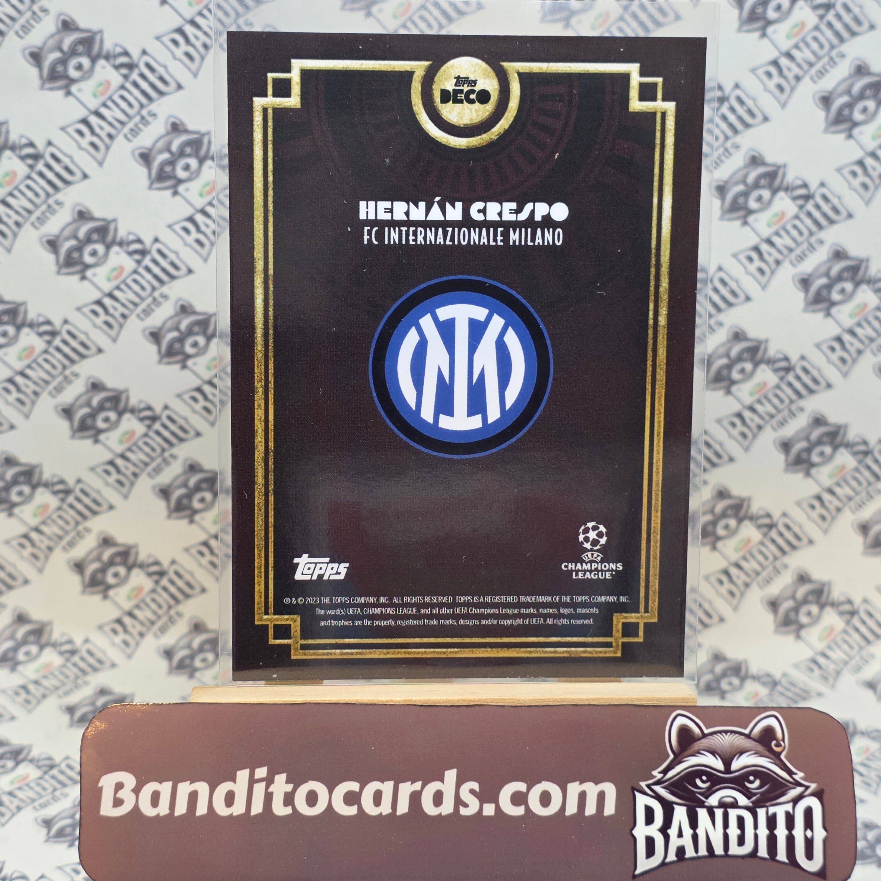 2023 Topps Deco Inter Hernan Crespo auto /10