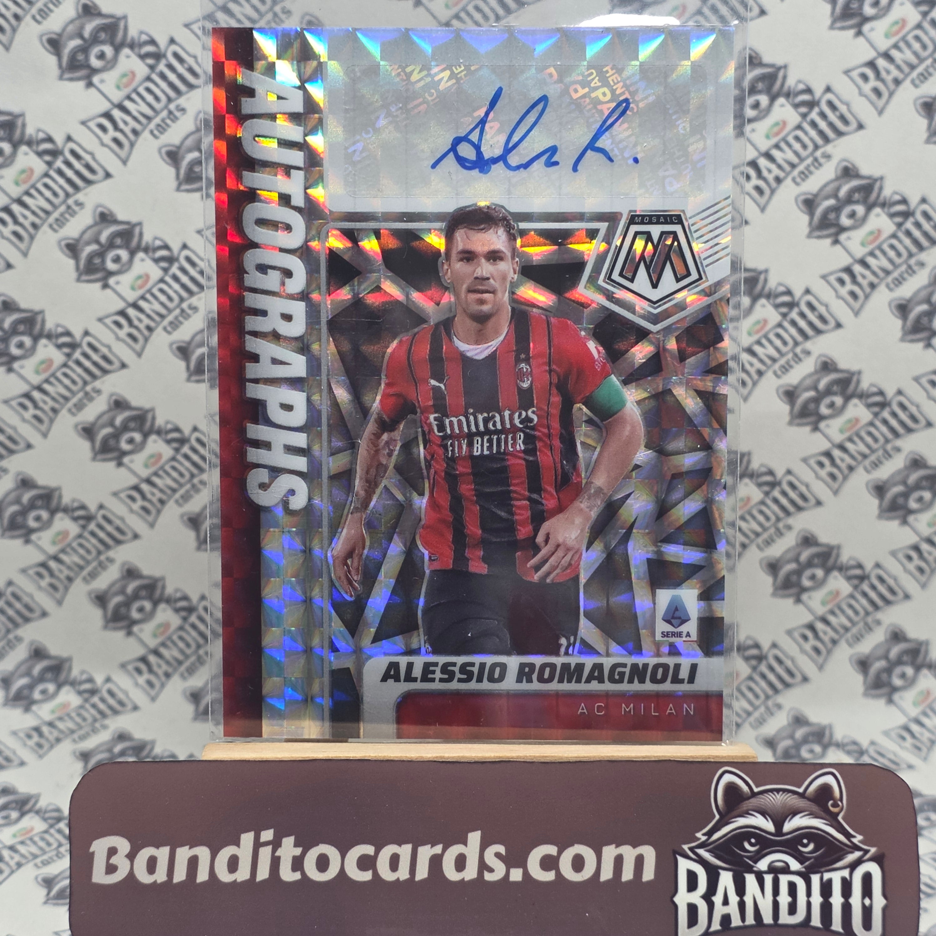 2020-21 Panini Mosaic Alessio Romagnoli auto - AC Milan