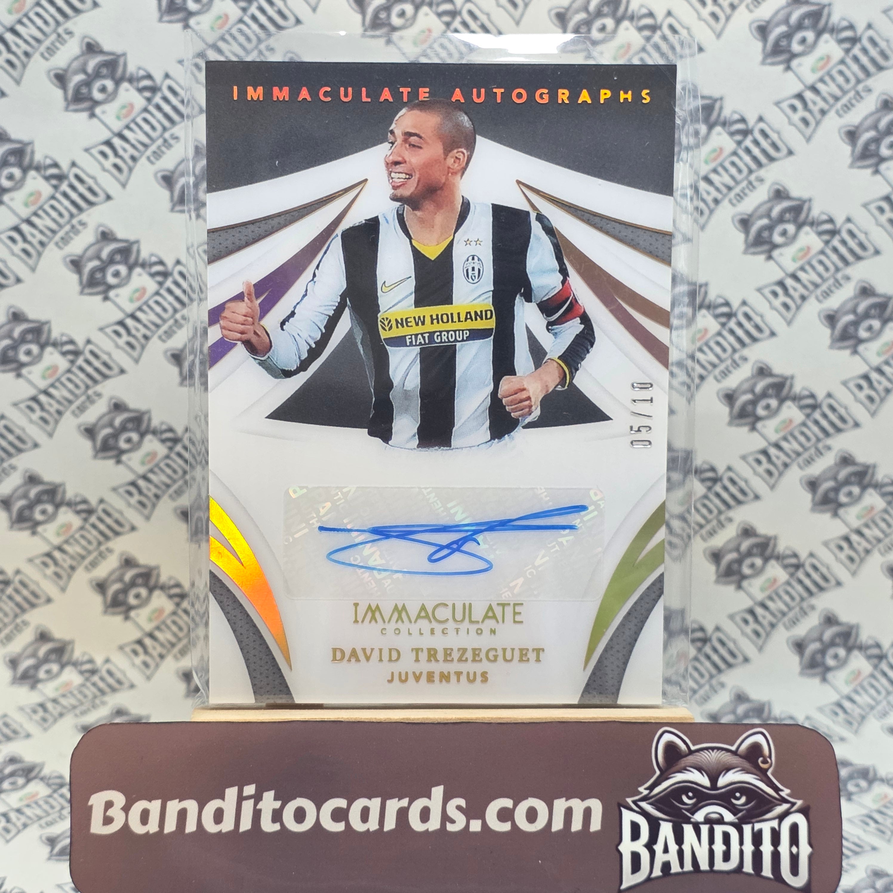 2021 Panini Immaculate David Trezeguet auto /10 - Juventus