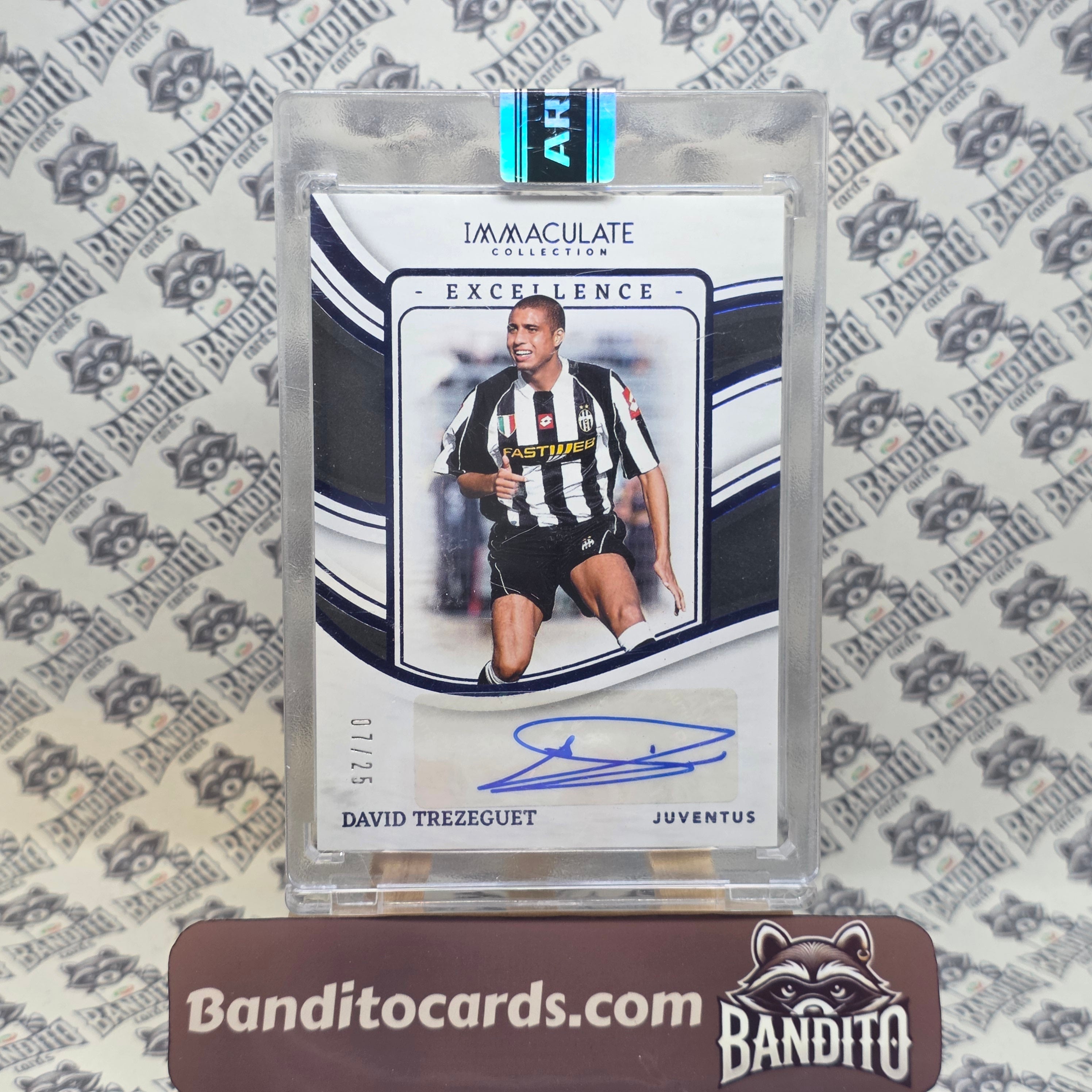 2023-24 Panini Immaculate David Trezeguet auto /25 - Juventus