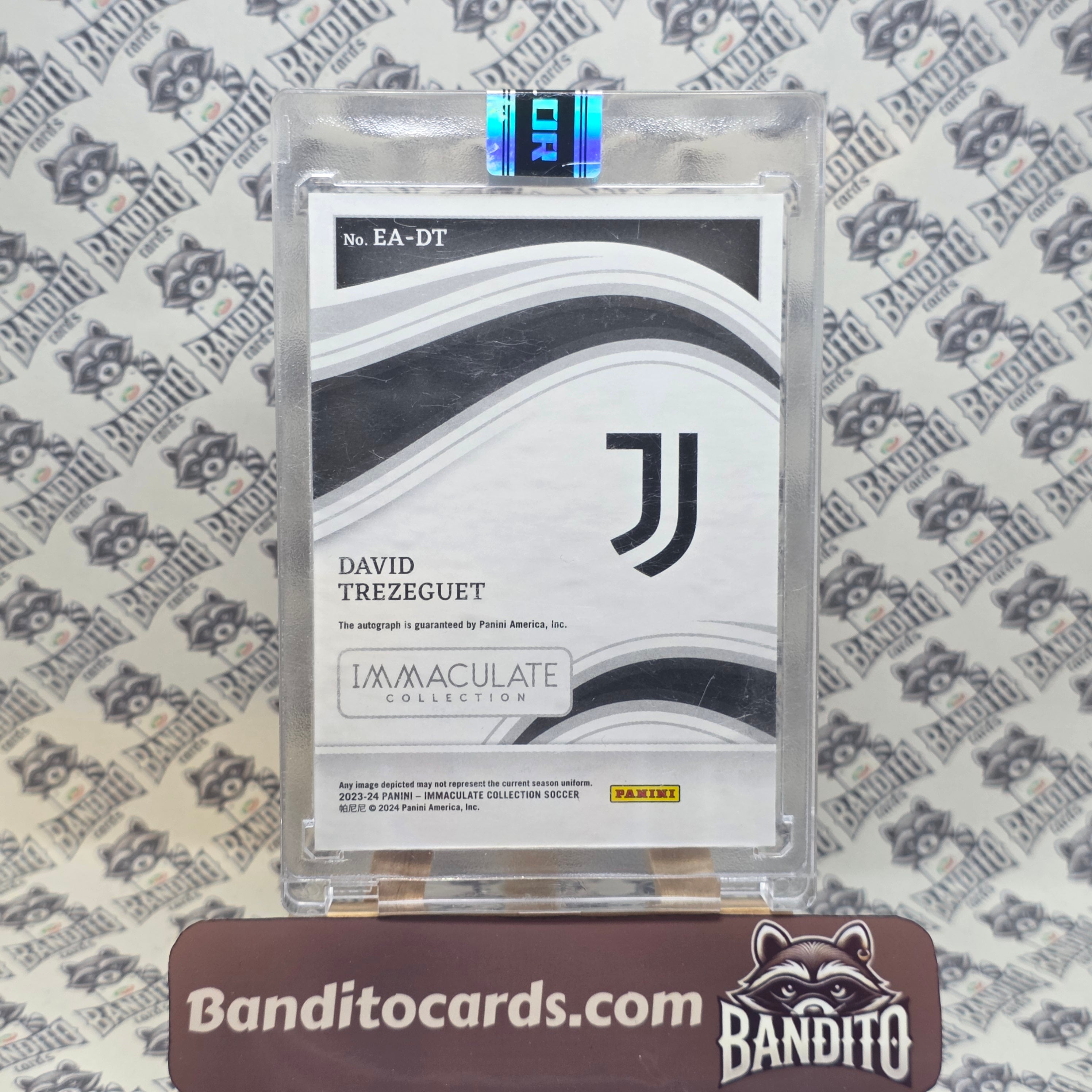 2023-24 Panini Immaculate David Trezeguet auto /25 - Juventus
