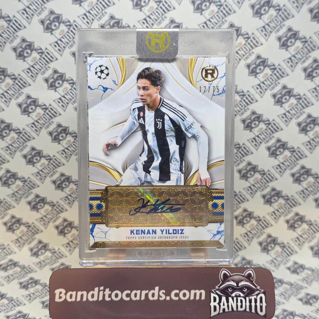2024-25 Topps Reverence Kenan Yildiz auto /75 - Juventus