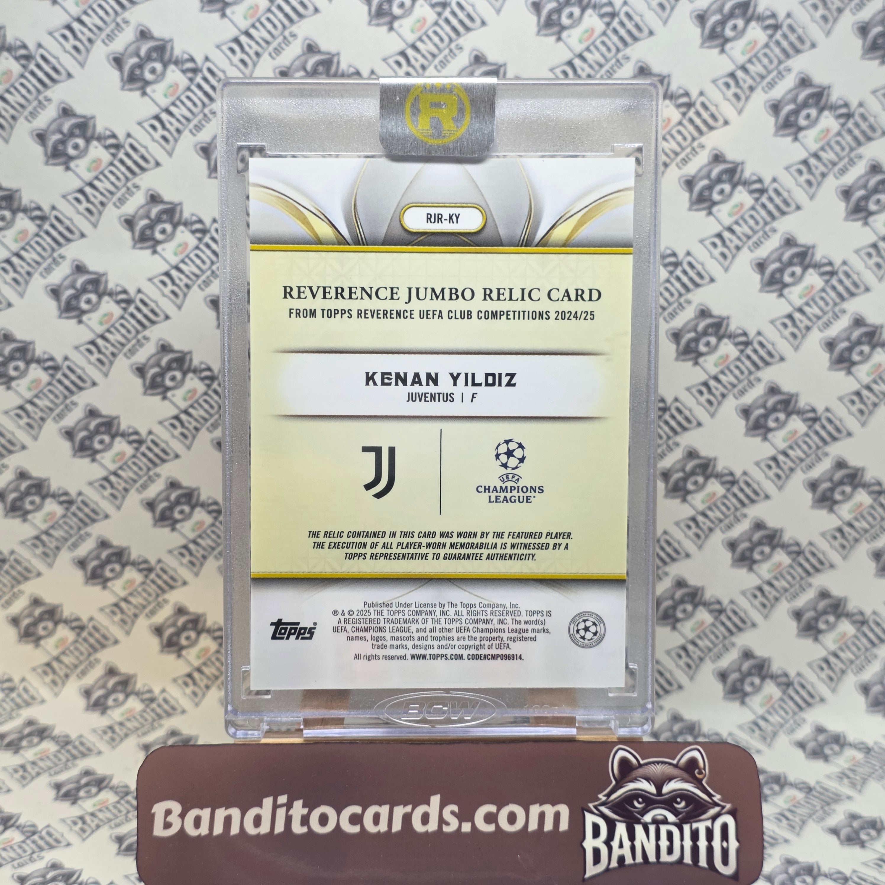 2024-25 Topps Reverence Kenan Yildiz patch /25 - Juventus