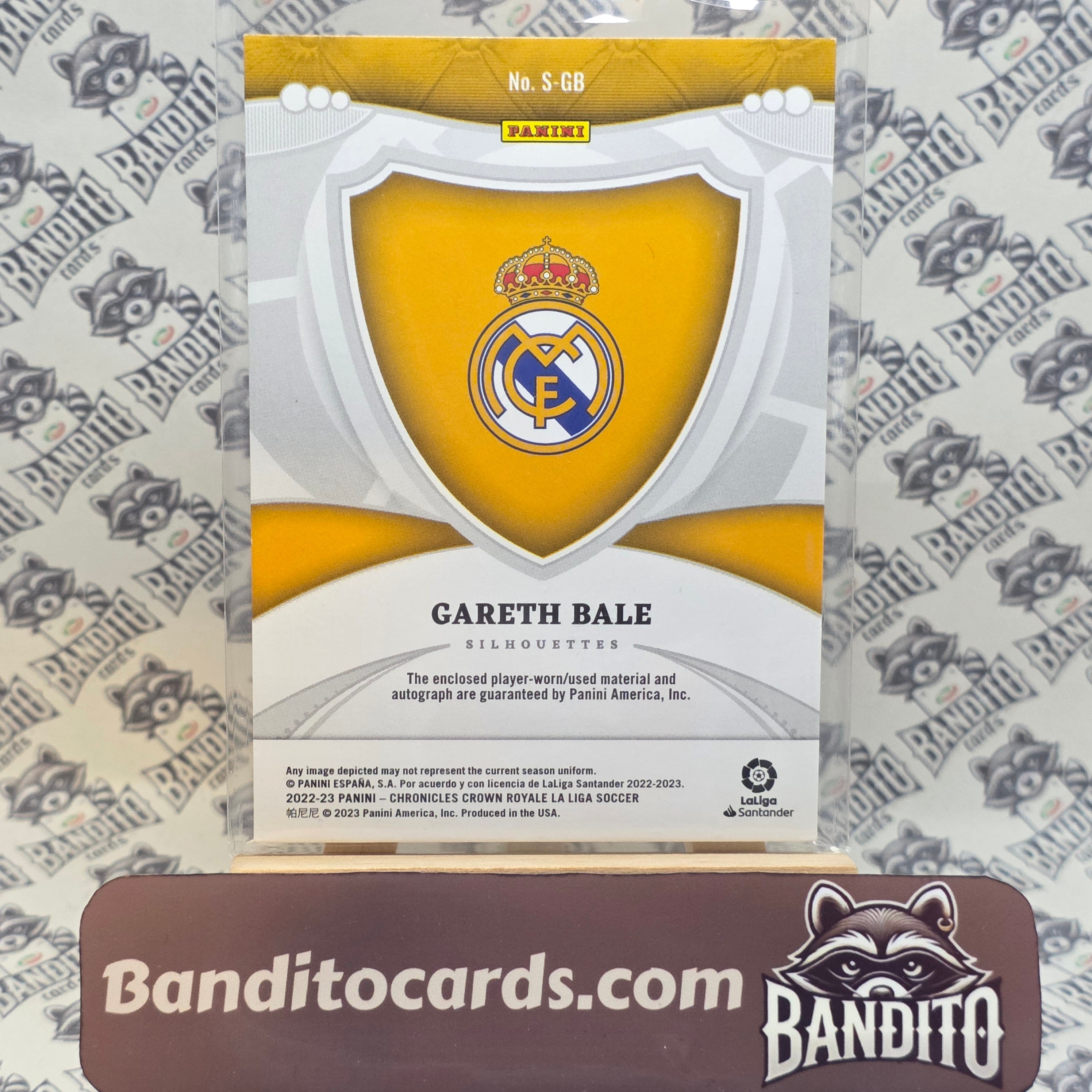 2022-23 Panini Chronicles Gareth Bale patch auto /25 - Real Madrid