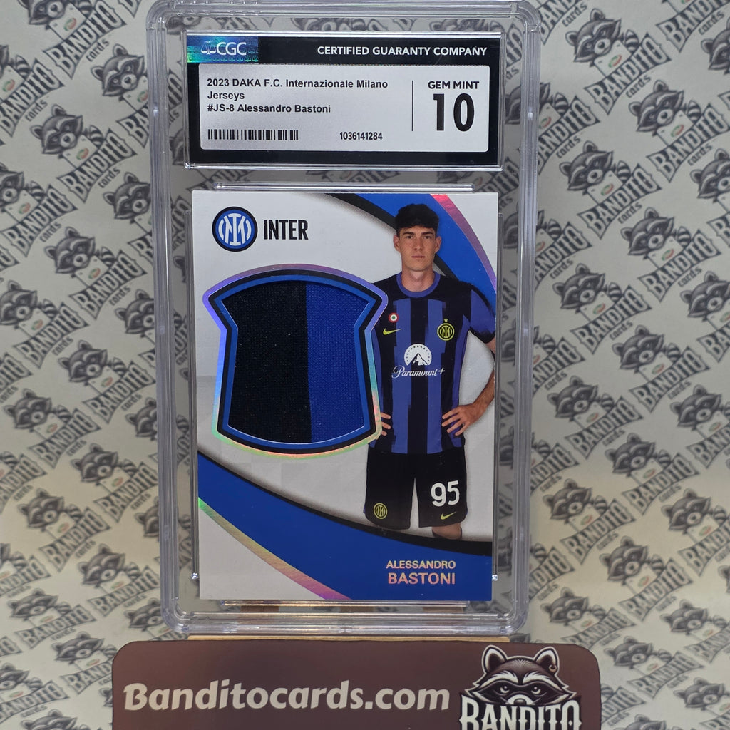 2023 Daka Inter Alessandro Bastoni patch /50 CGC 10