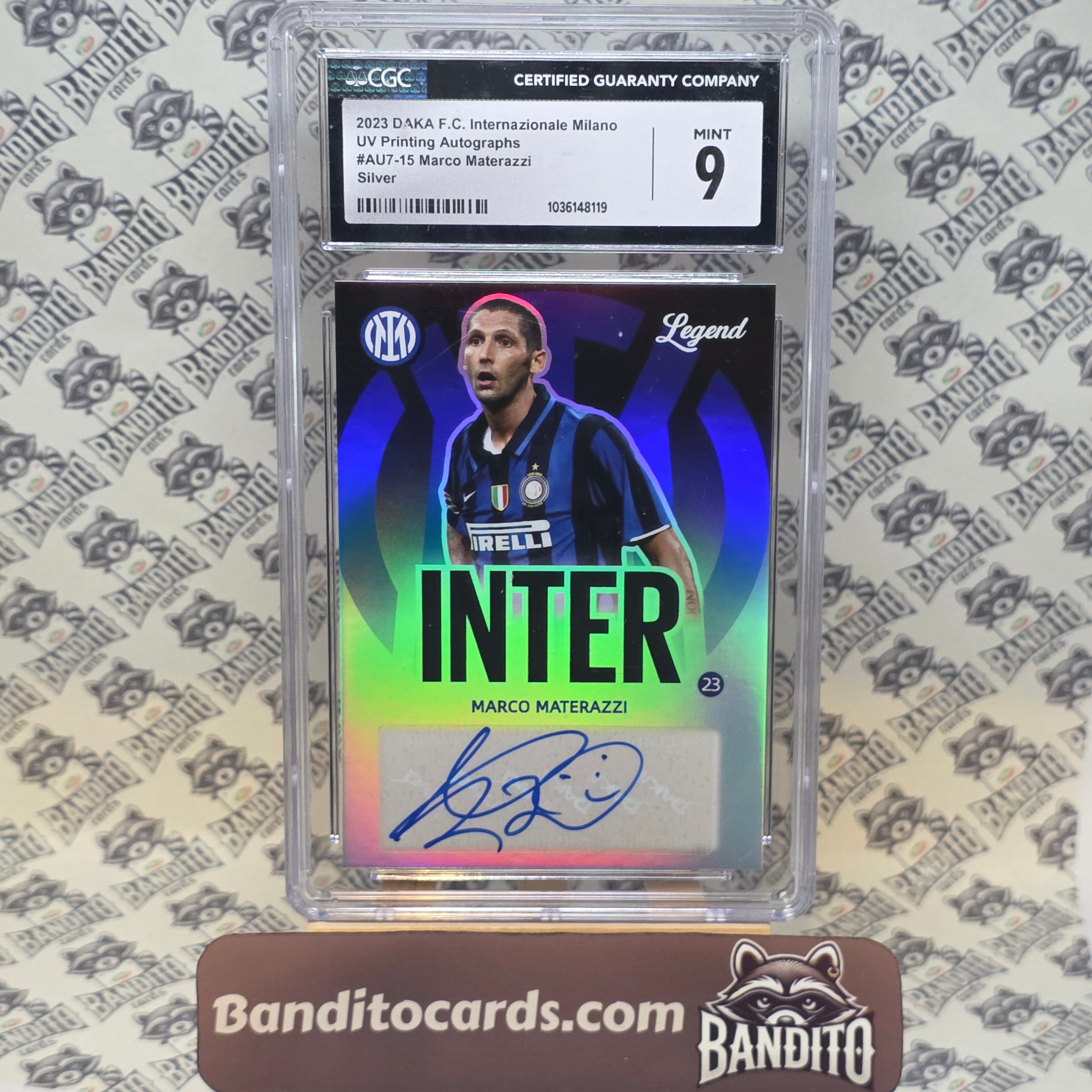 2023 Daka Inter Marco Materazzi auto /23 - CGC 9