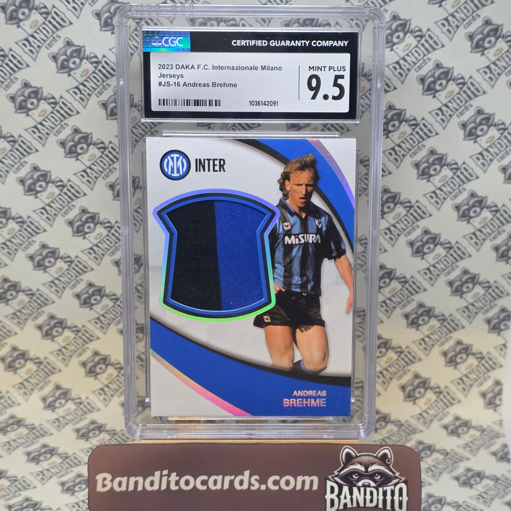 2023 Daka Inter Andreas Brehme patch /50 CGC 9.5