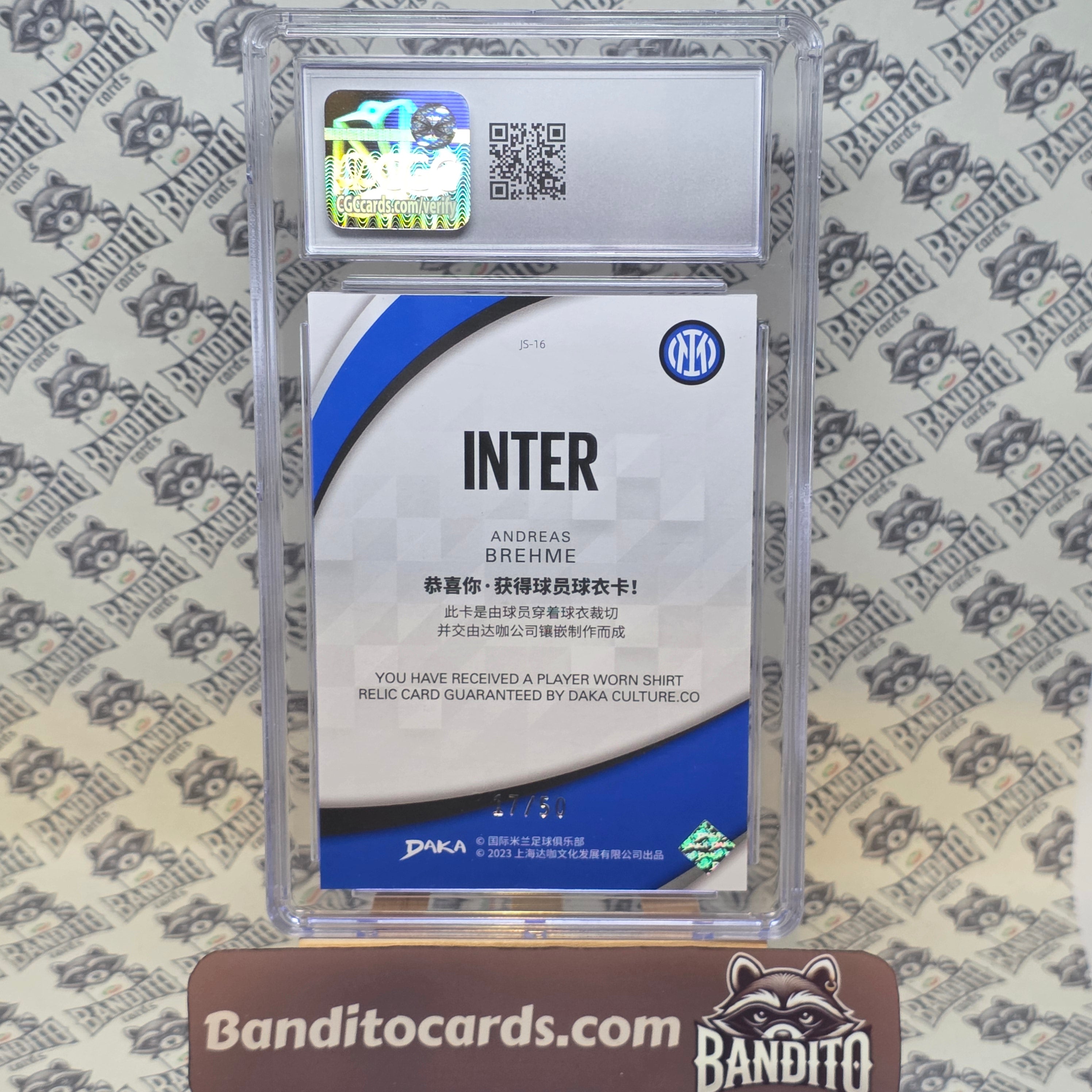 2023 Daka Inter Andreas Brehme patch /50