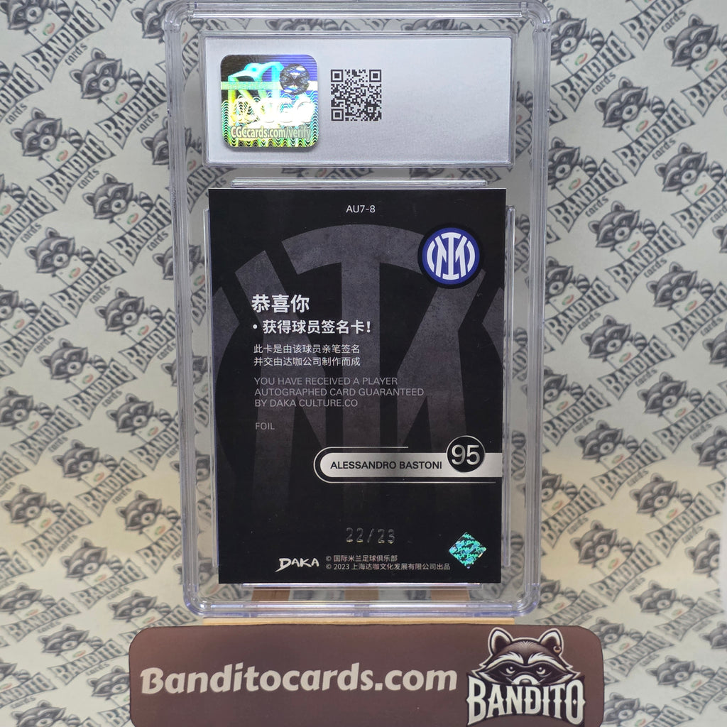 2023 Daka Inter Alessandro Bastoni auto /23 - CGC 9