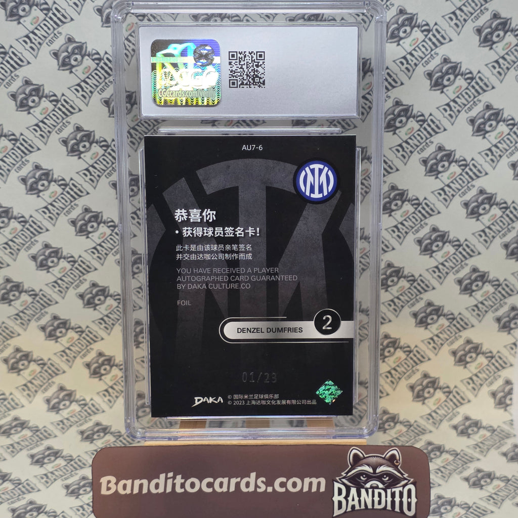 2023 Daka Inter Denzel Dumfries auto /23 - CGC 8.5