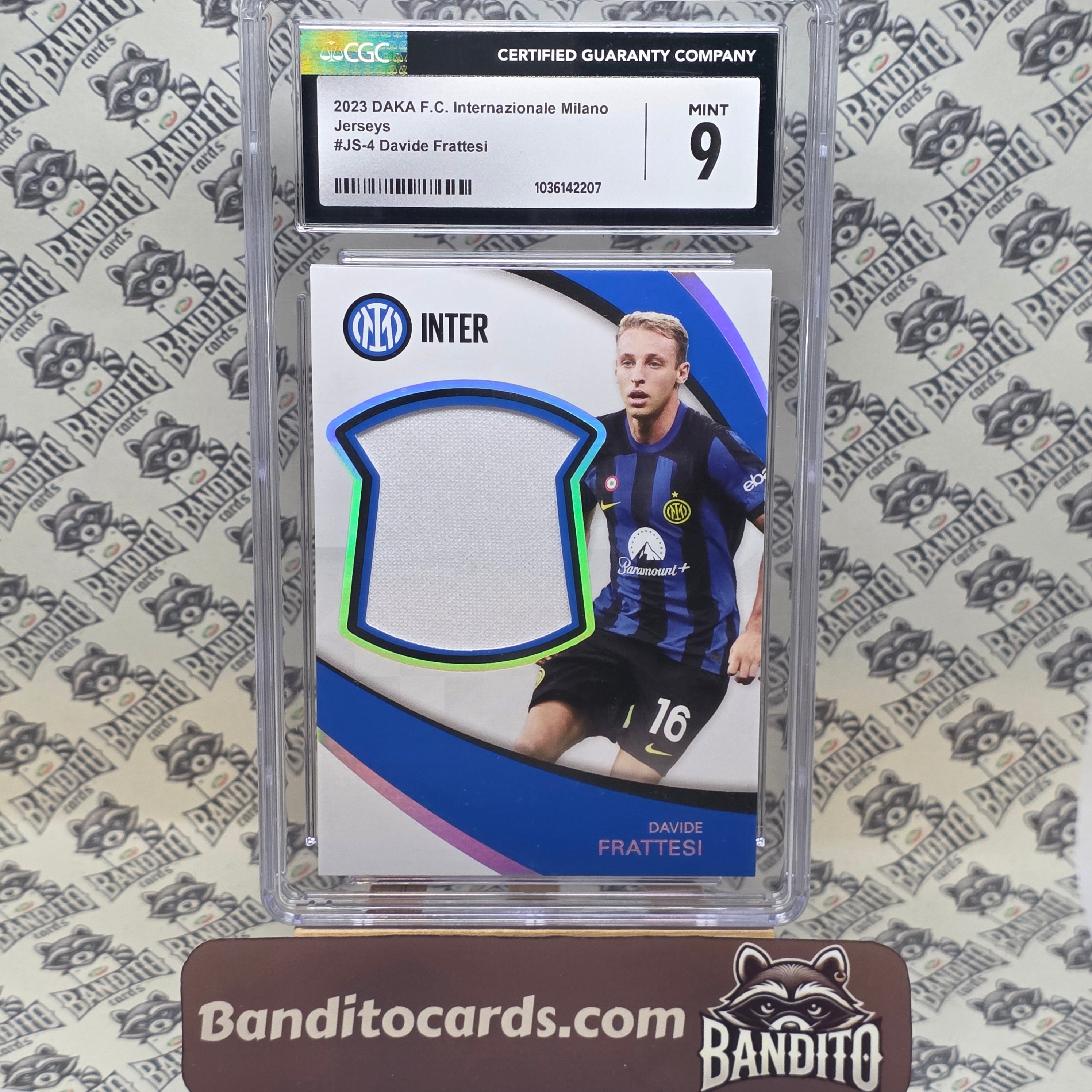 2023 Daka Inter Davide Frattesi patch /50 - CGC 9