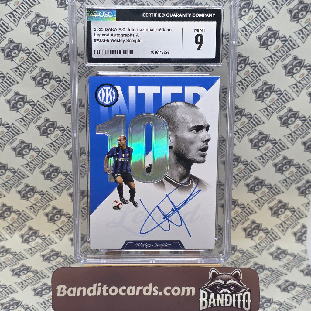 2023 Daka Inter Wesley Sneijder Auto on Card /50
