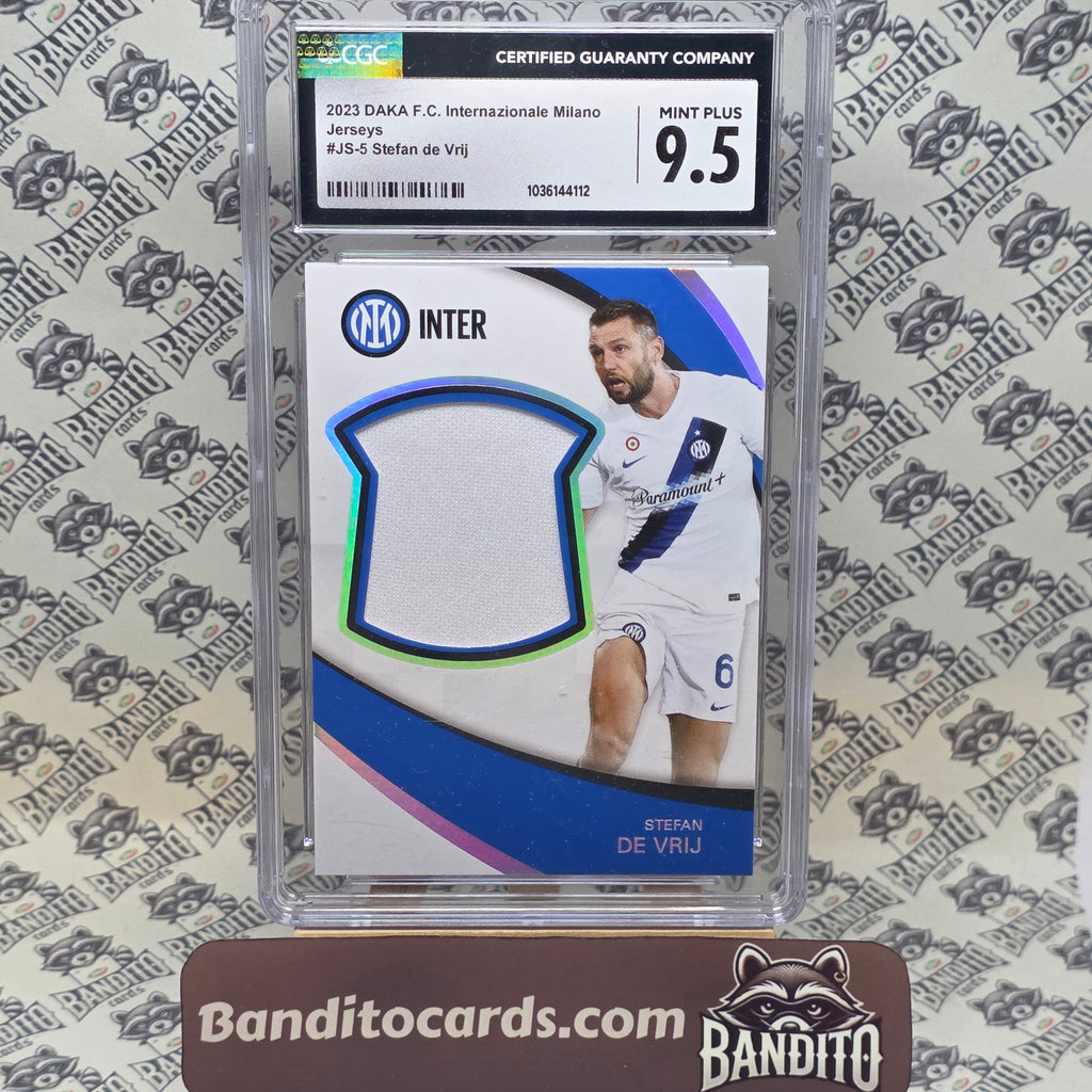 2023 Daka Inter Stefan De Vrij patch /50 CGC 9.5