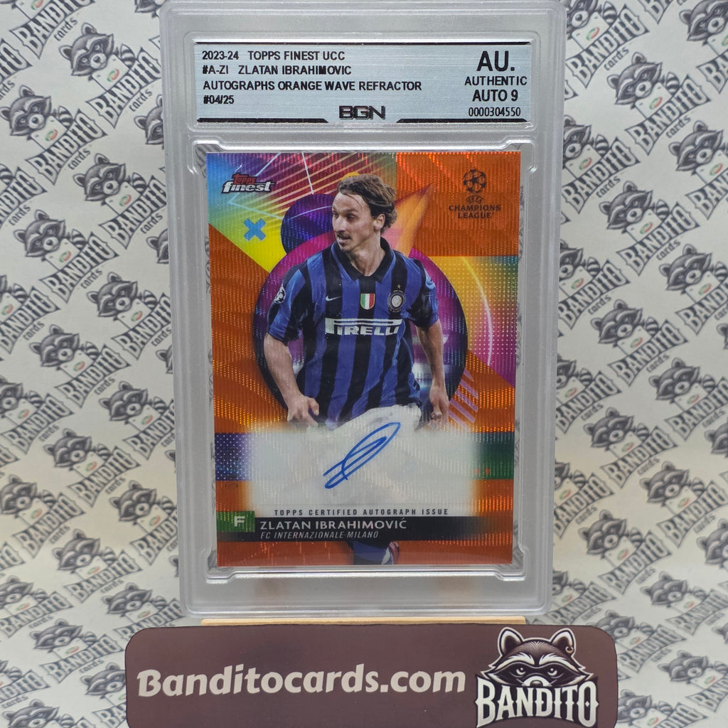 2023-24 Topps Finest Zlatan Ibrahimovic Auto /25 - Inter