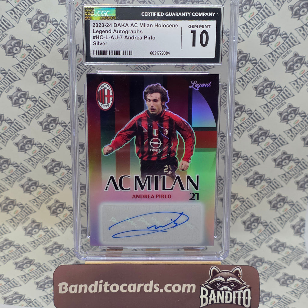 2024 Daka AC Milan Andrea Pirlo Auto /40 - CGC 10
