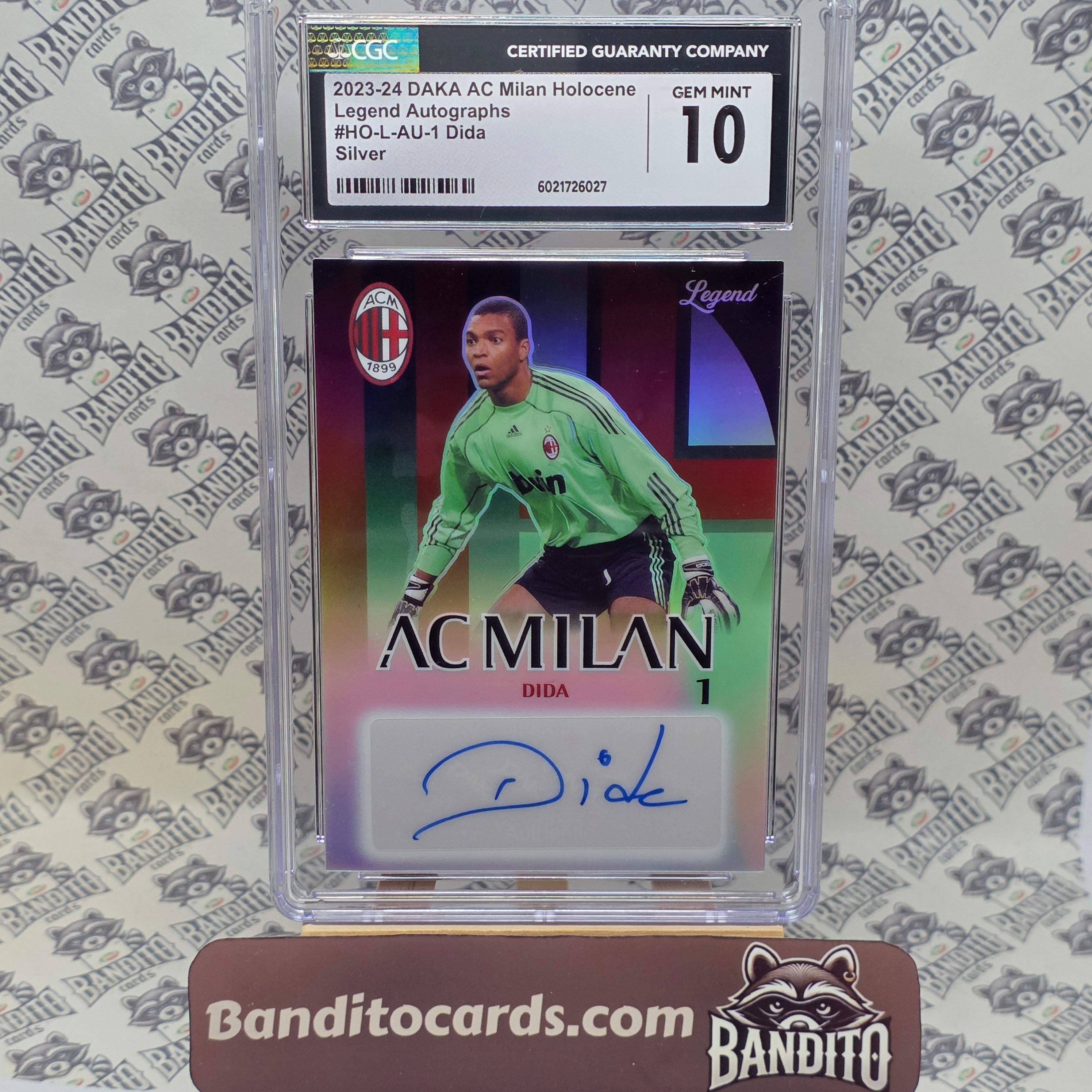 2024 Daka AC Milan Nelson Dida Auto /40 - CGC 10