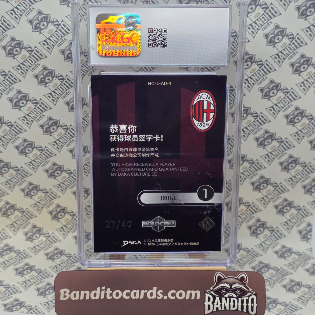 2024 Daka AC Milan Nelson Dida Auto /40 - CGC 10