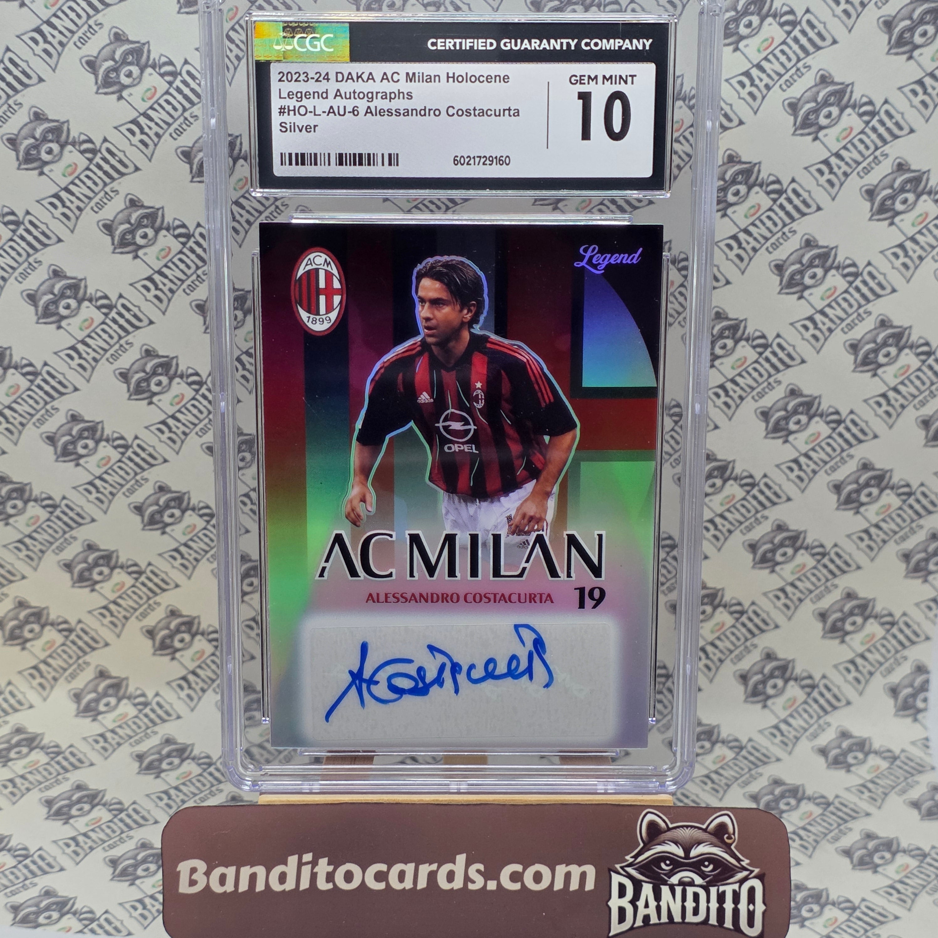 2024 Daka AC Milan Alessandro Costacurta Auto /14 - CGC 10