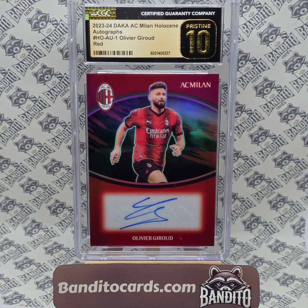 2024 Daka AC Milan Olivier Giroud auto /35 - CGC 10 Pristine