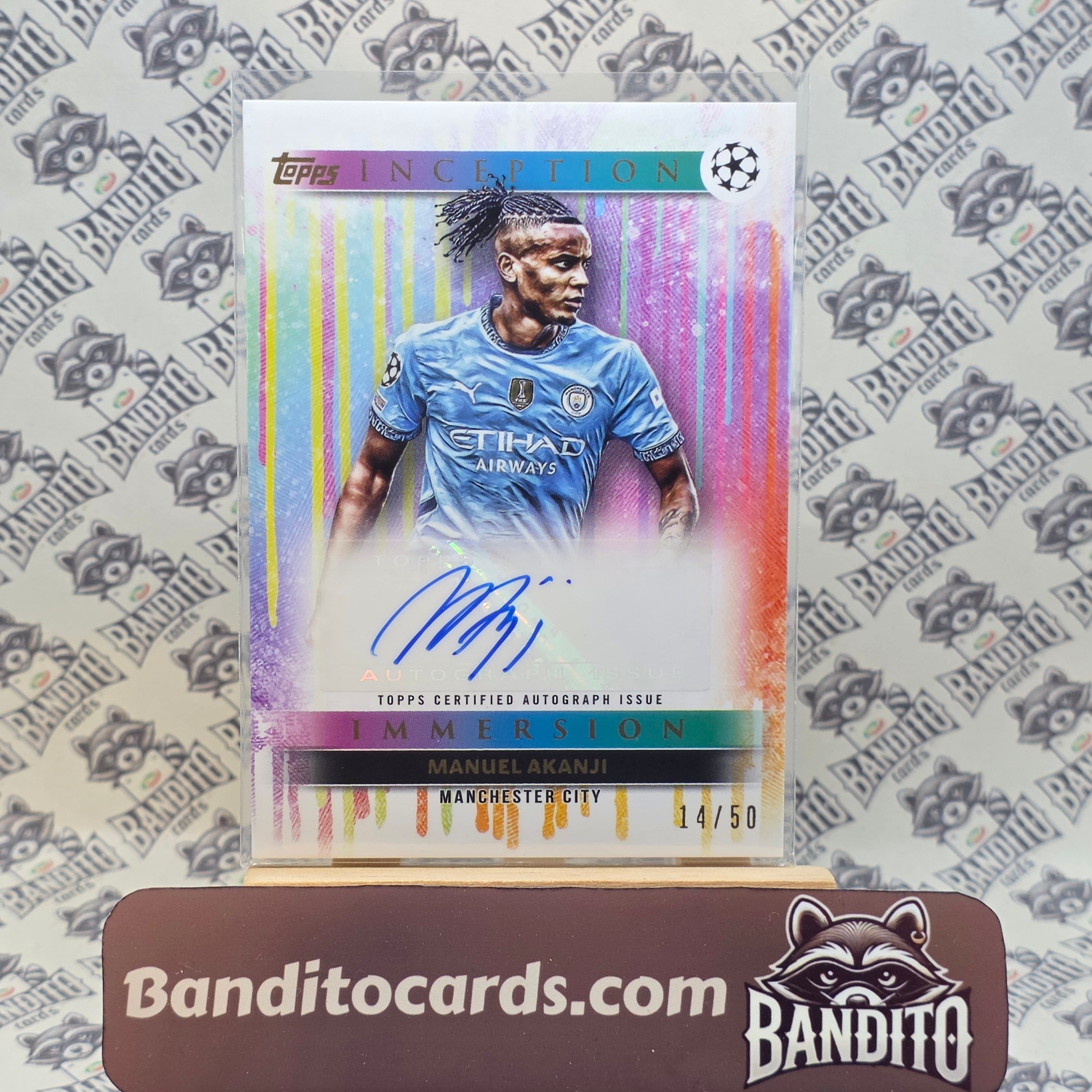 2025-26 Topps Inception Manuel Akanji auto /50 - Manchester City