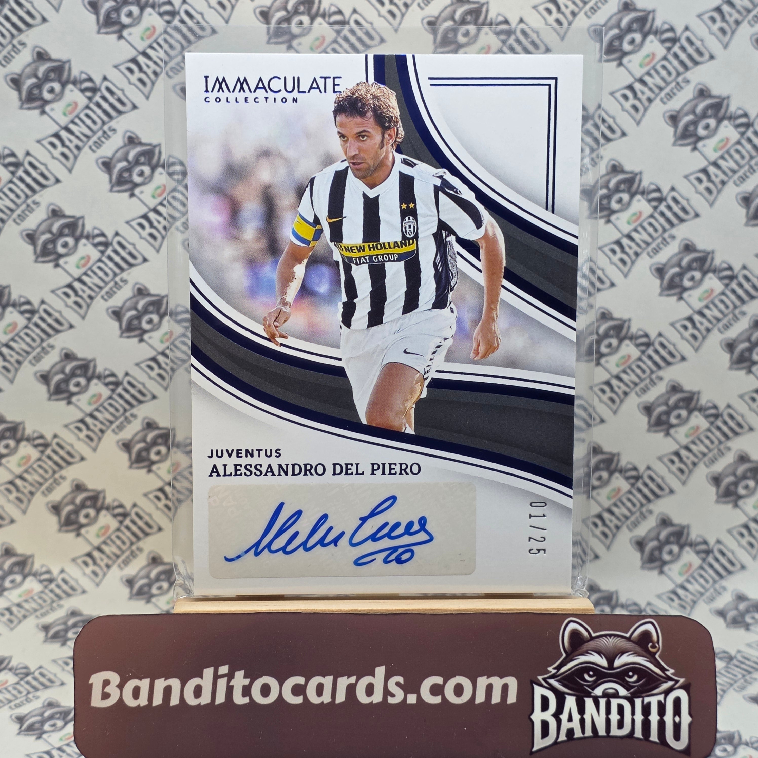 2023-24 Panini Immaculate Alessandro Del Piero auto /25 - Juventus