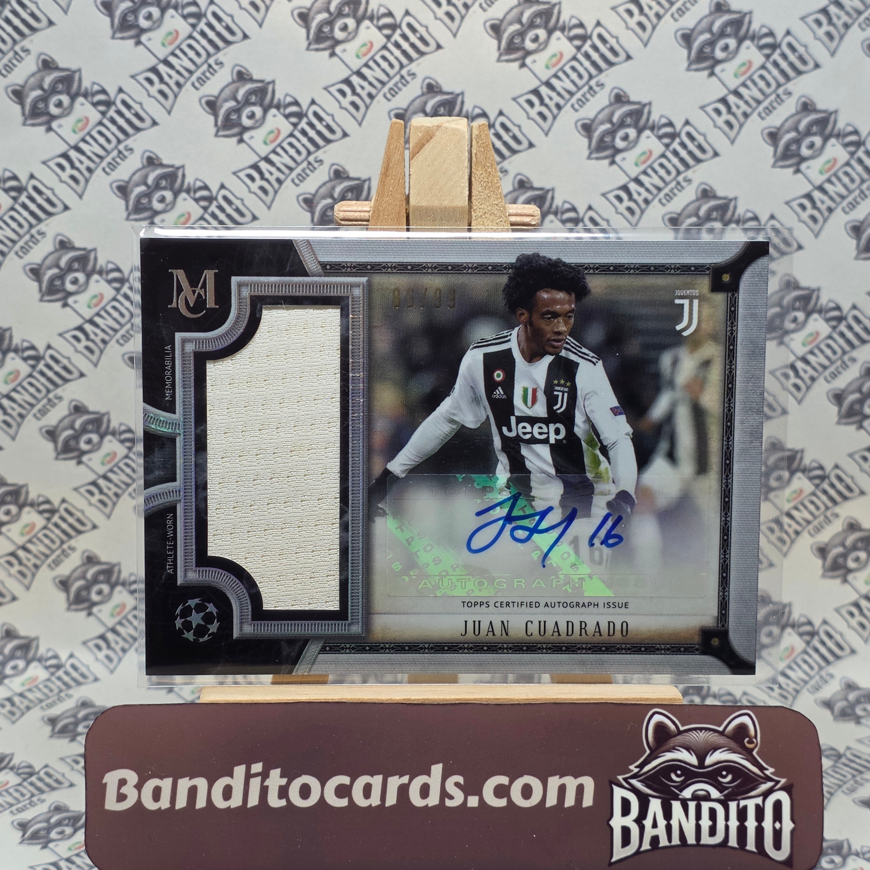 2017-18 Topps Museum Juan Cuadrado patch auto /99 - Juventus