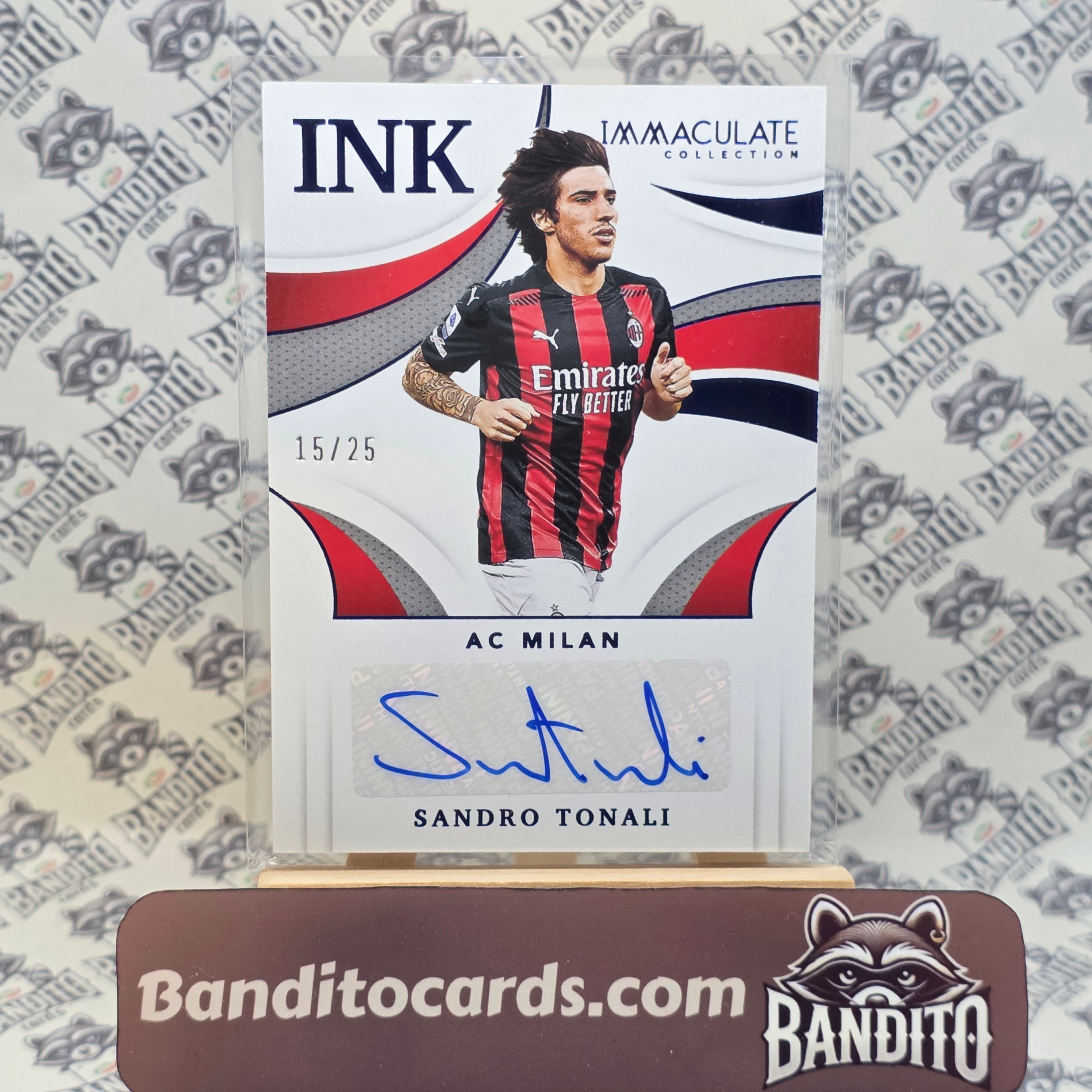 2021 Panini Immaculate Sandro Tonali auto /25 - AC Milan