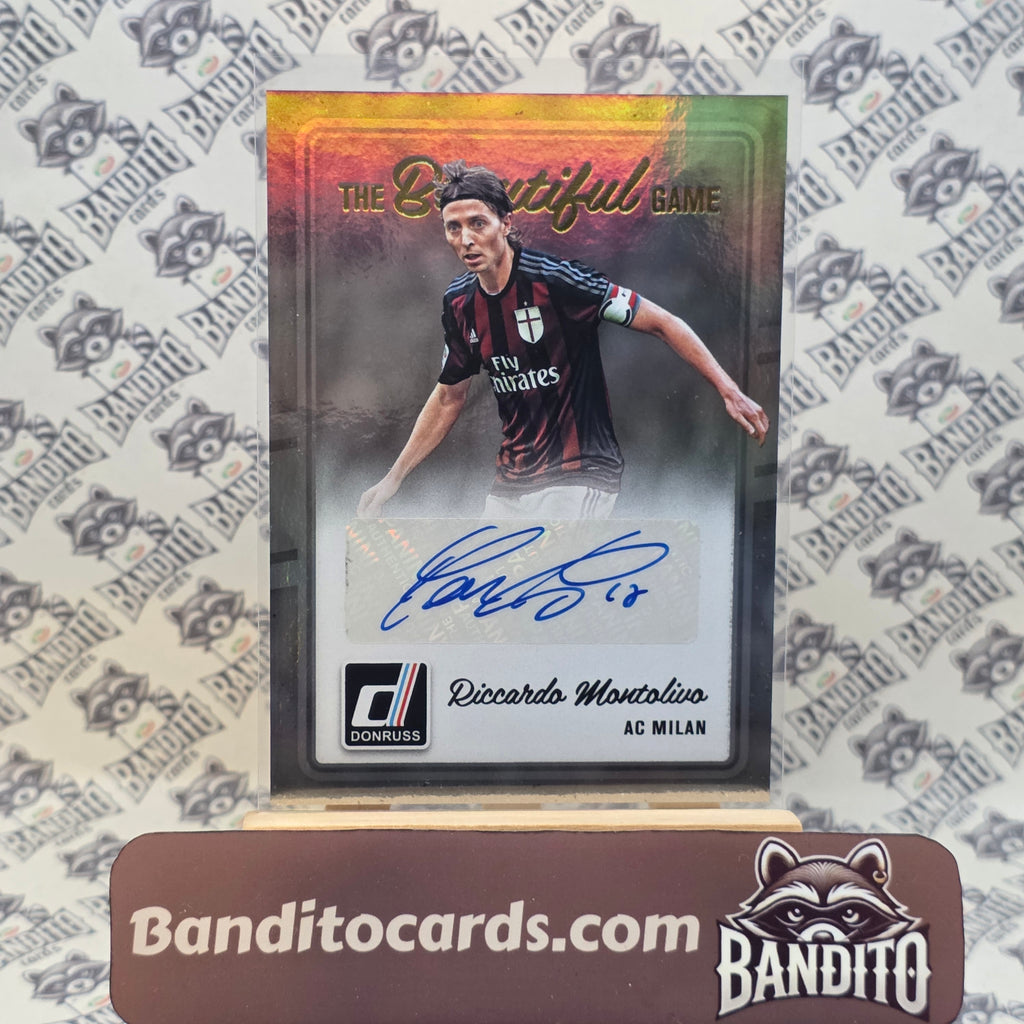 2016-17 Panini Donruss Riccardo Montolivo auto - AC Milan