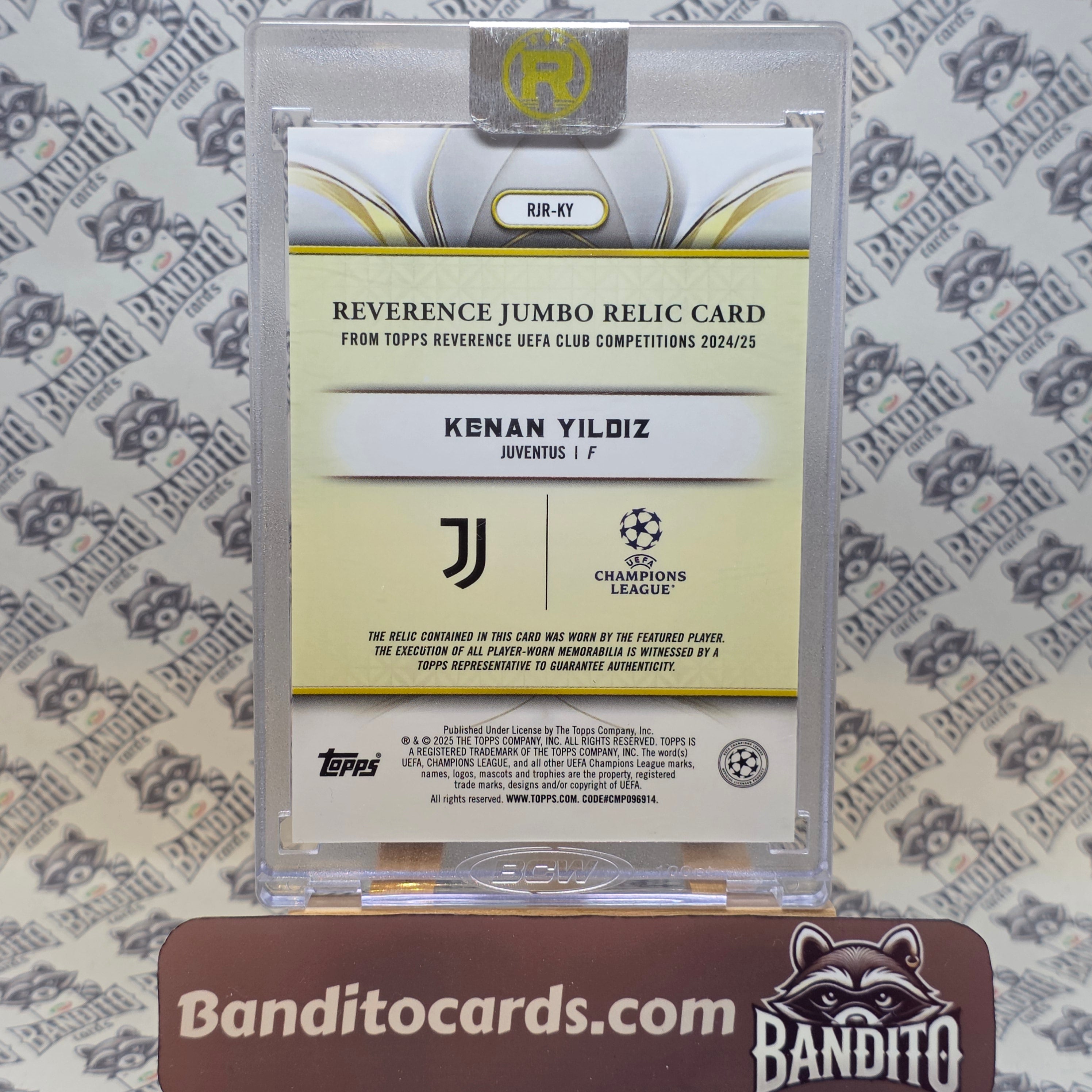 2024-25 Topps Reverence Kenan Yildiz patch /99 - Juventus