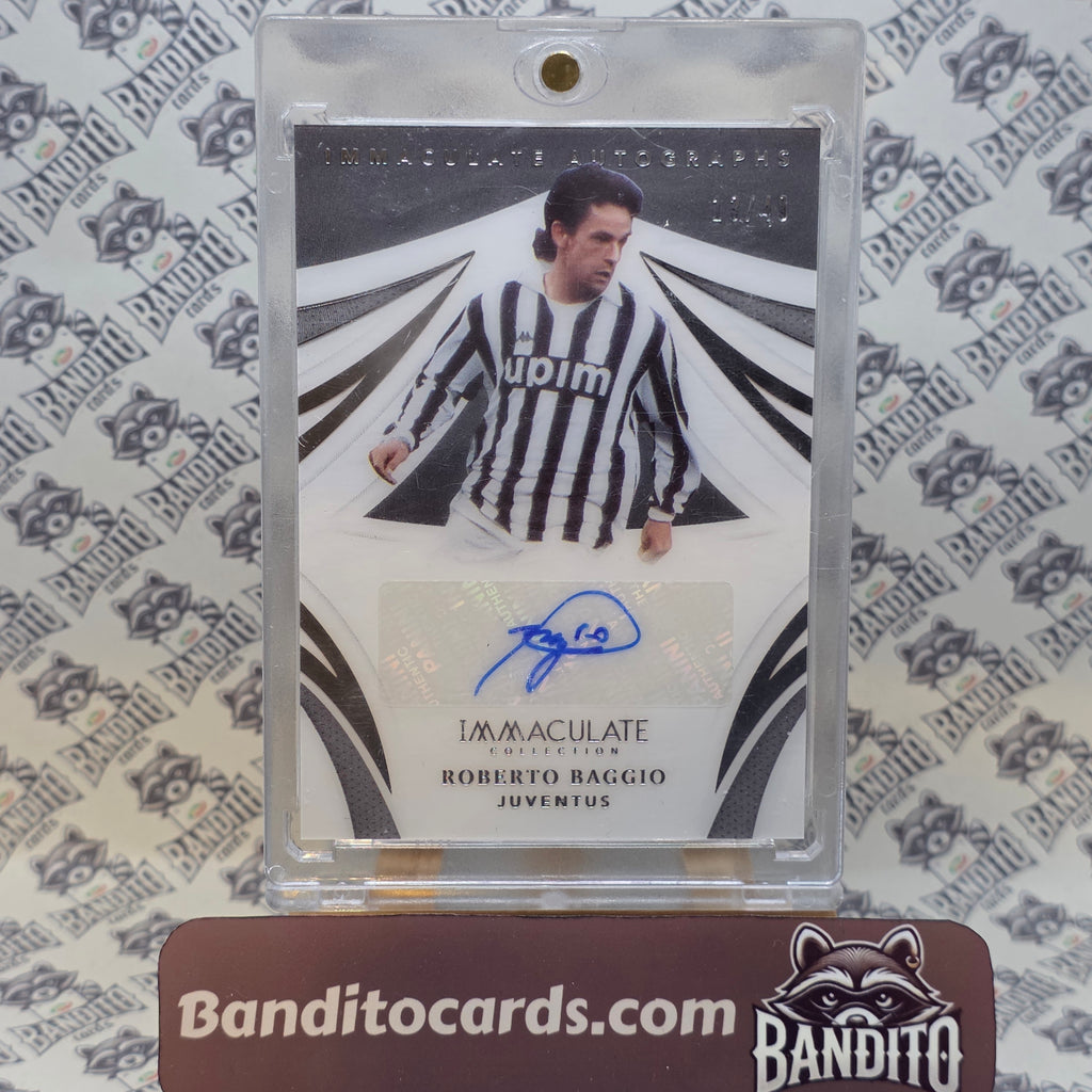 2021 Panini Immaculate Roberto Baggio auto /49 - Juventus
