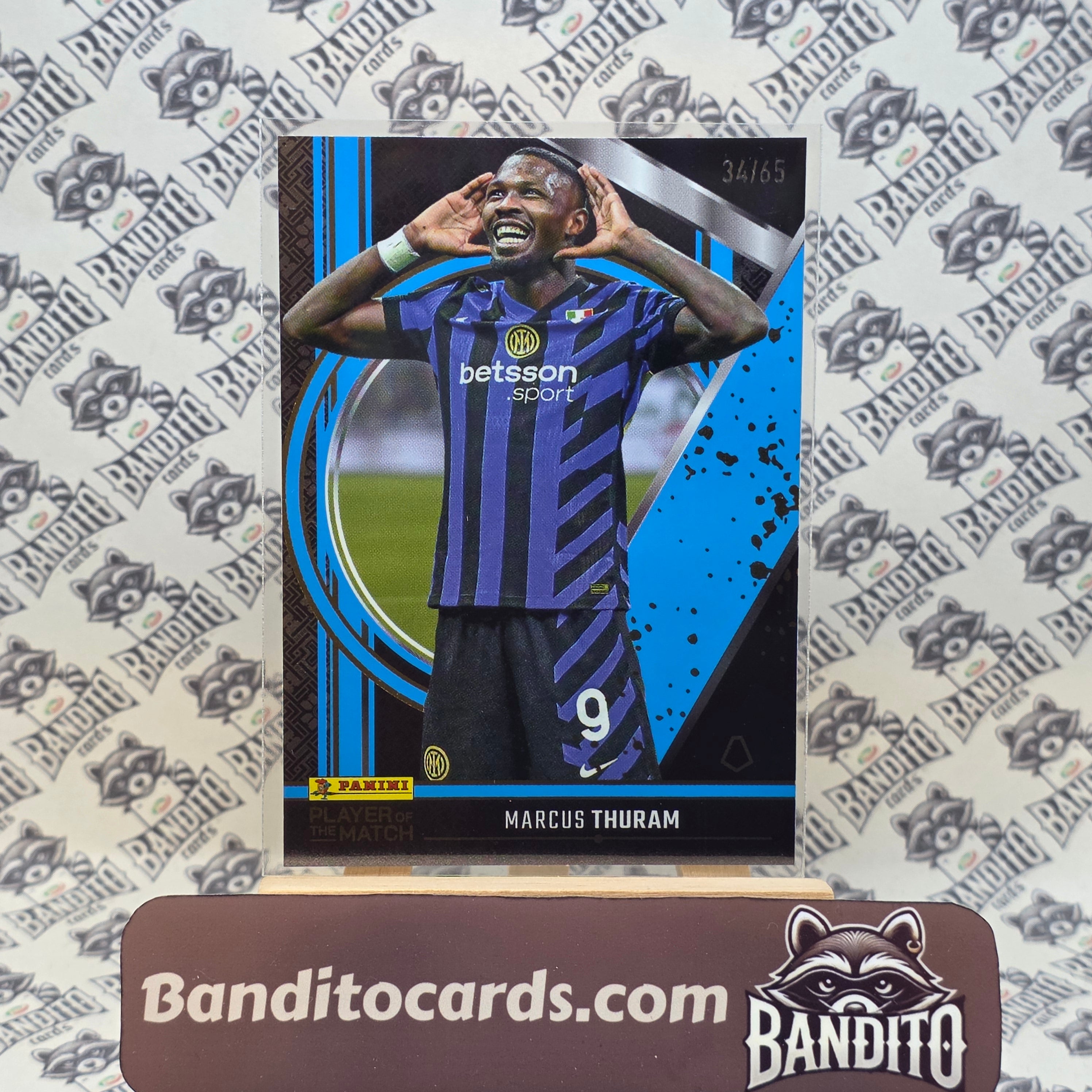 2024-25 Panini Man of the Match Marcus Thuram /65 - Inter